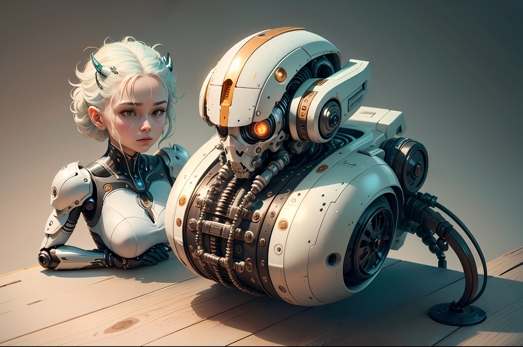 "Created with inspired ultra-detailed conceptual art | in a very developed futuristic world | electronic systems on a humanoid head | robots | have a visible detailed brain | with visible care | muscle cords | biopunk | cybernetics | cyberpunk | white marble statue | canon m50| 100 mm|sharply focused|smooth|surrealism|very detailed|intricate details|Michelangelo carving. Masterpiece. Unleash your inner Cu73Cre4ture programmer with the power of steady diffusion and bring your imagination to life! ", high detail, 8k