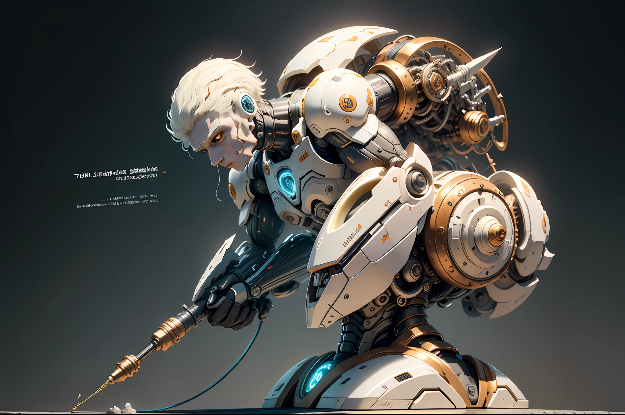 "Created with inspired ultra-detailed conceptual art | in a very developed futuristic world | electronic systems on a humanoid head | robots | have a visible detailed brain | with visible care | muscle cords | biopunk | cybernetics | cyberpunk | white marble statue | canon m50| 100 mm|sharply focused|smooth|surrealism|very detailed|intricate details|Michelangelo carving. Masterpiece. Unleash your inner Cu73Cre4ture programmer with the power of steady diffusion and bring your imagination to life! ", high detail, 8k