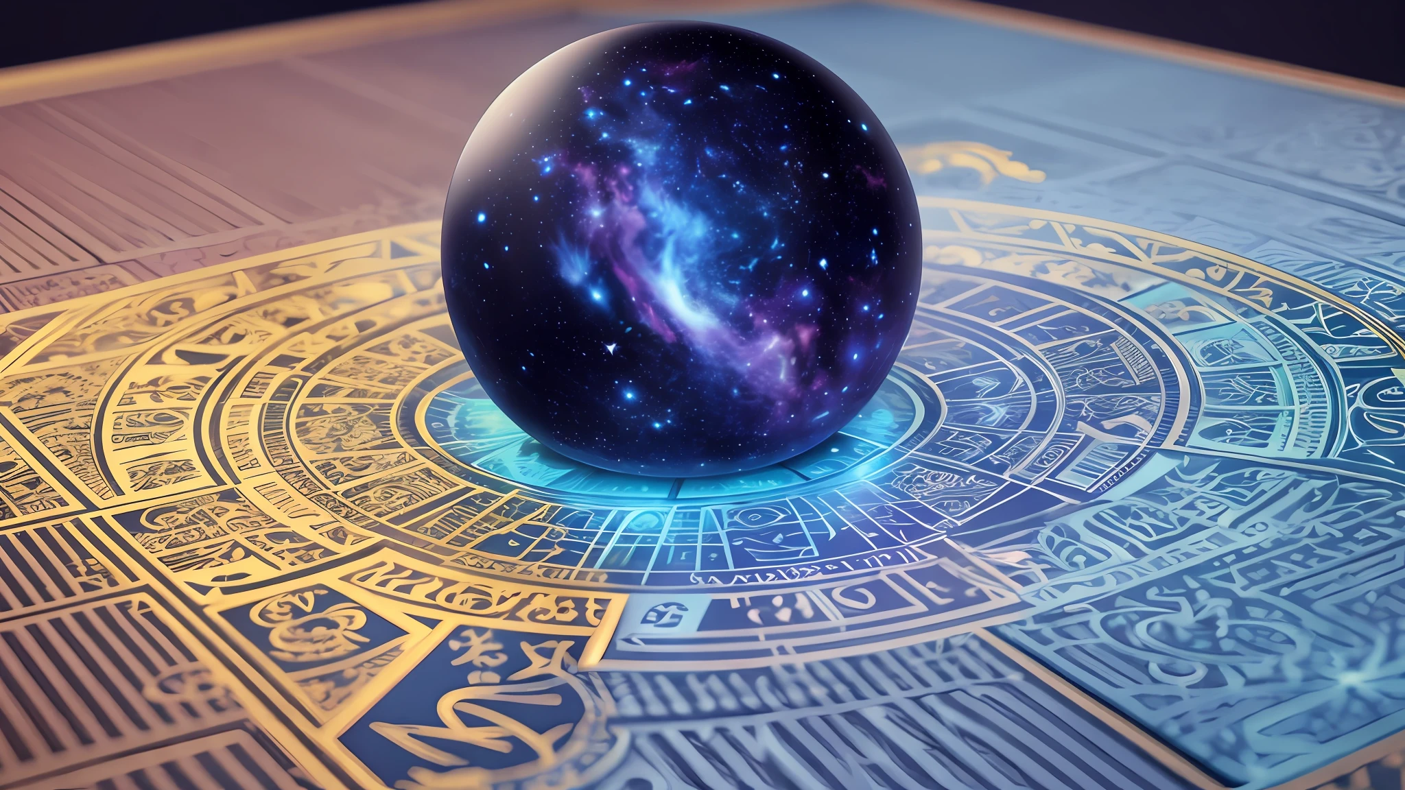 Horoscope, universe, realistic futuristic, astral, 3D --auto --s2