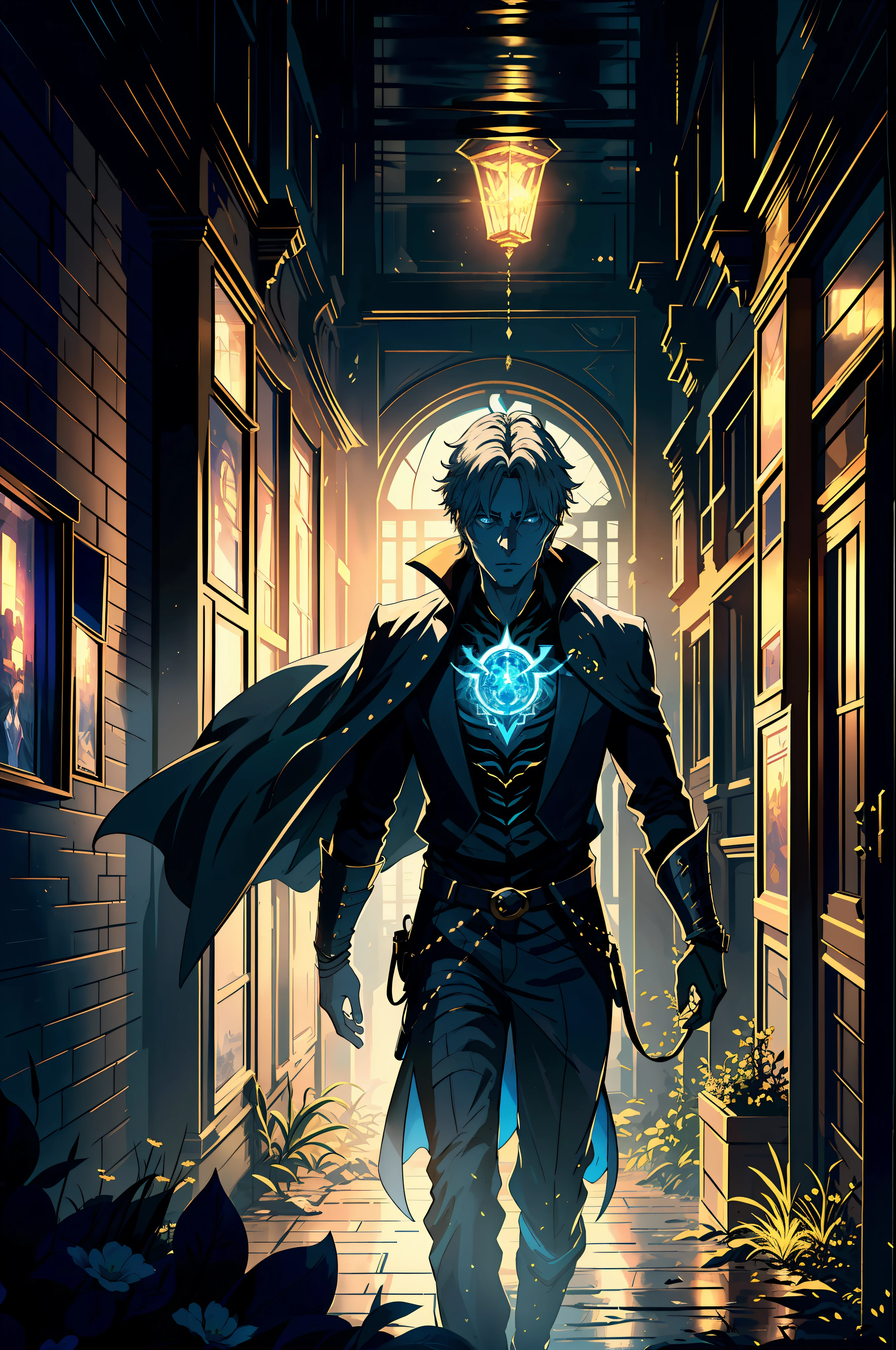 unparalleled masterpiece, 16k, (best quality:1.4), (highly detailed:1.4), detailed shadows, reine-second-outfit,realistic,unreal engine, cinematic lighting, UHD, super detail,realistic,Silas, as a mage born into a Demacia family,, Silas's fate was preordained in the first place., Despite Silas's humble social status, But his parents believed in Demacia's ideals., When they discovered that Silas had a power that was seen as a disaster., Persuaded Lassez to give his life to join Demacia., After they discovered that Silas had the ability to perceive magic,, They used Silas to detect other wizards in the kingdom., So Silas gave everything he had., Silas is very proud of this., But it's very lonely., Except for those who train., You can't get in touch with anyone.
