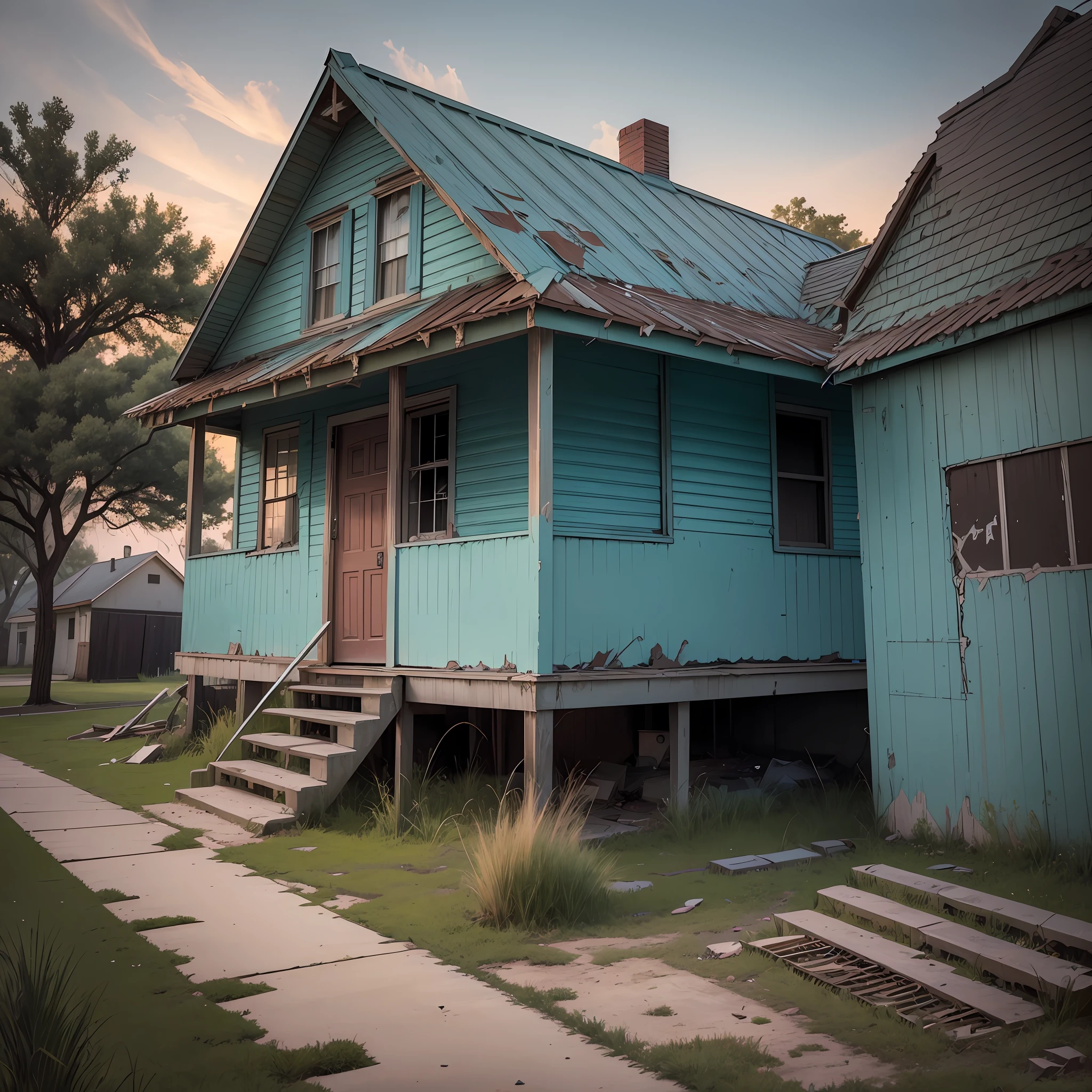 In a small neighborhood of Texas City there was an abandoned house, forgotten by time and shrouded in dark secrets. As they approached the house a mysterious aura was vibrant in the place, it was around 3 pm when friends Jonas and Pedro decided to explore the unknown. --auto --s2