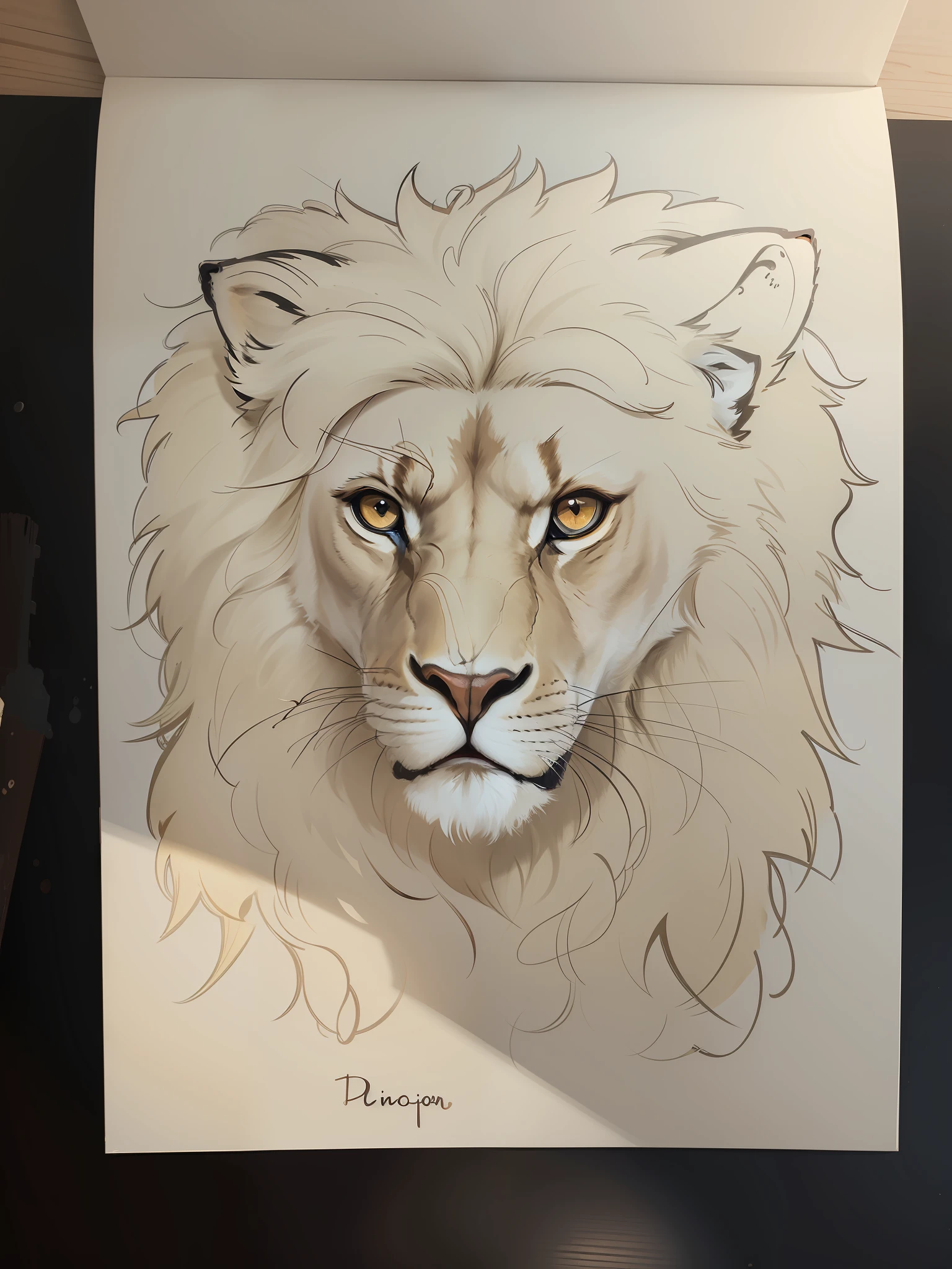 It is a British-themed painting with a lion symbol. Make it a professional graphic work. --auto --s2