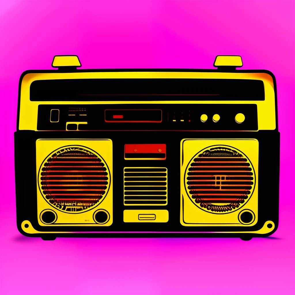 Icon of a retro boombox