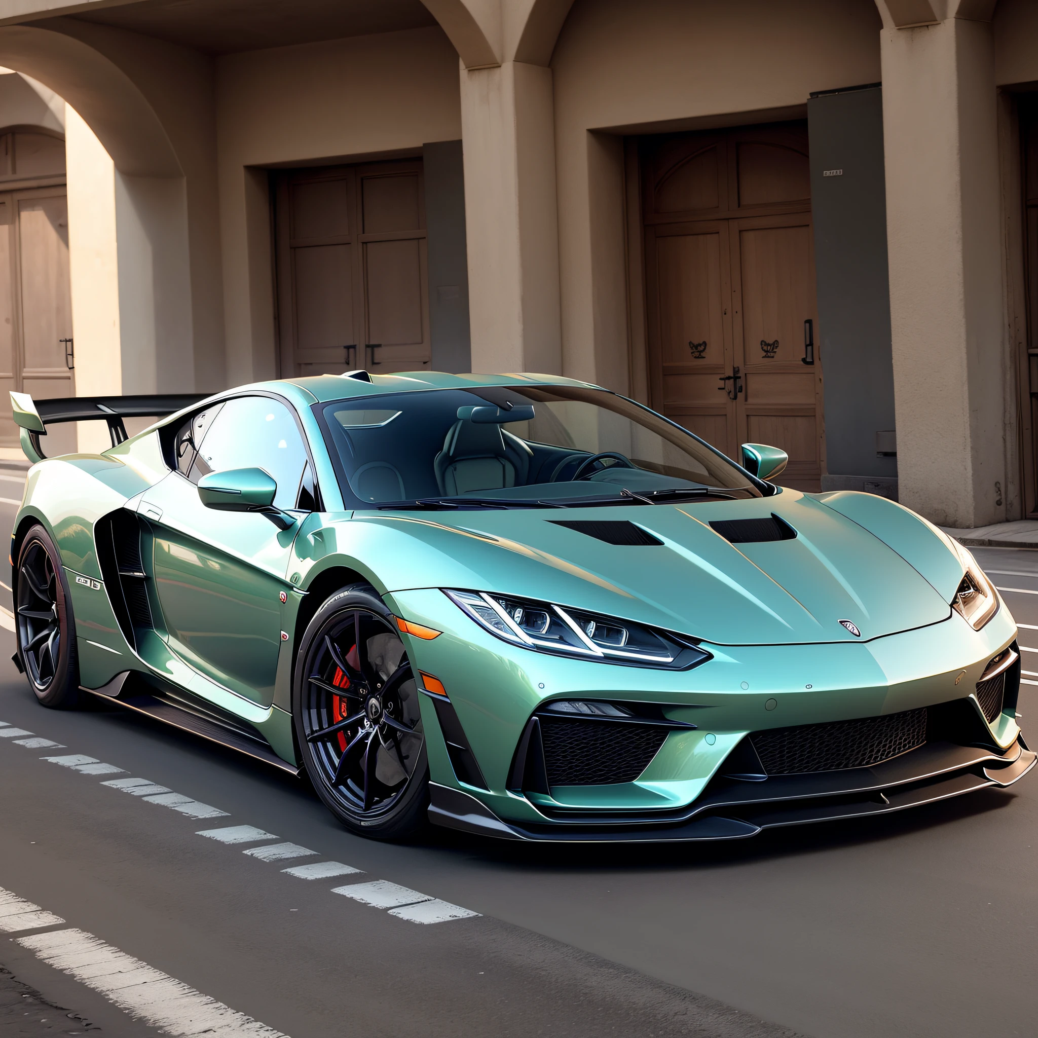 super car inside an humberger --auto --s2