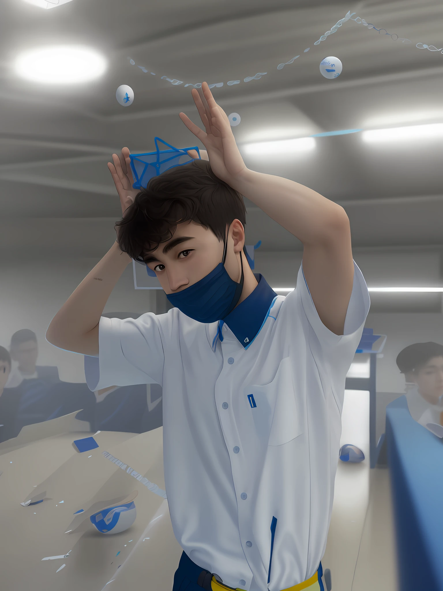 A person who holds the role of futsal and student council president