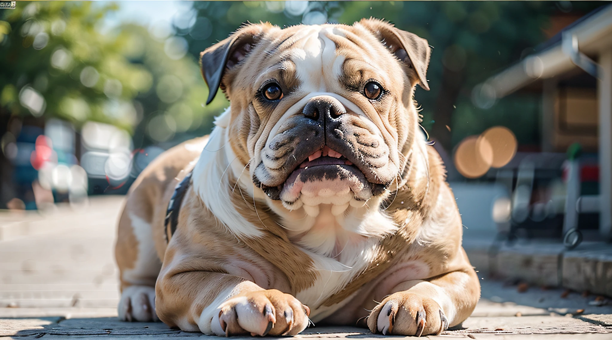 Canon 5D Mark IV, full scene, Bokeh, english bulldog, Nova Iorque
