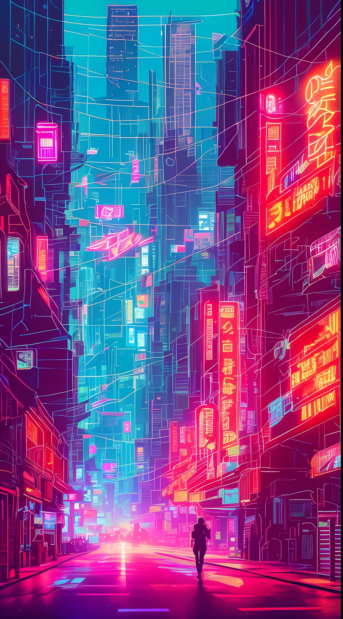 (an artistic photograph of a cyberpunk prostitute),full body shot, centered, (extremely detailed:1.2), (intricate neon slums in the background:1.1), hyper-detailed, (soft lighting:1.2), high resolution, filmic grain.