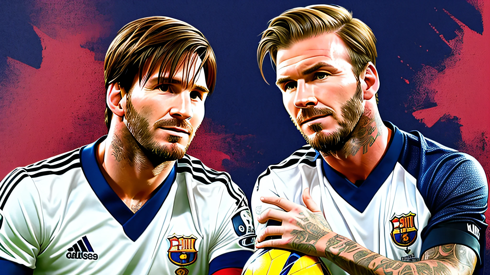 lionel messi and david beckham