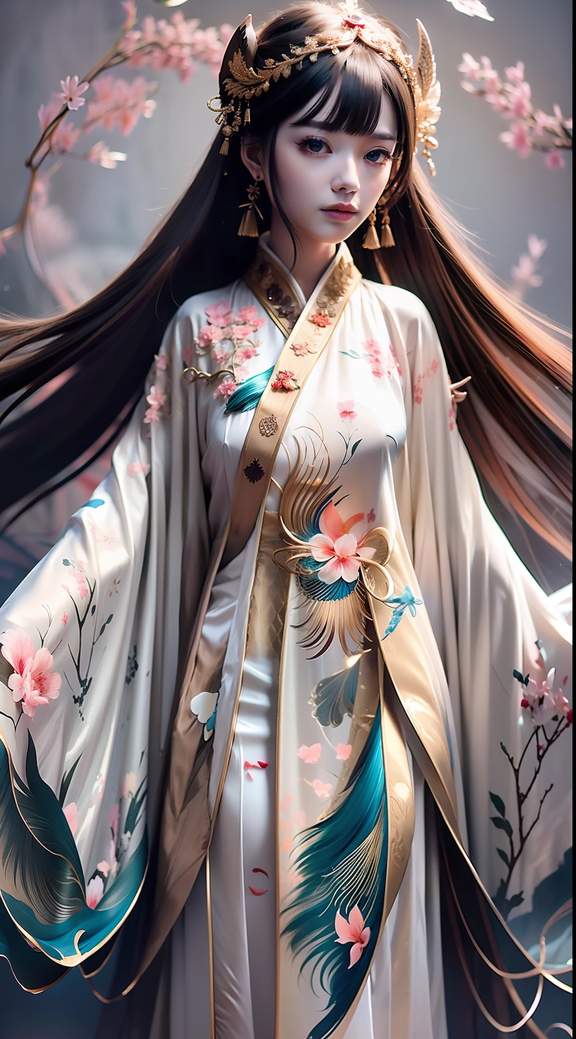 Ruan Xian is a woman with water spirit spirits, with half-rolled bangs slightly raised, revealing a tall hair. Her eyebrows are picturesque, curved, her eyes are large and bright, and her long eyelashes gently flutter in the breeze. The bridge of her nose is high and her lips are rosy, as if she is smiling at any moment. Her figure is slender, her skin is fair, and she wears simple white clothes, ancient style, and Hanfu, which is even more beautiful. On her body, there is both a talented light and a mesmerizing beauty, which makes people involuntarily fall for it,