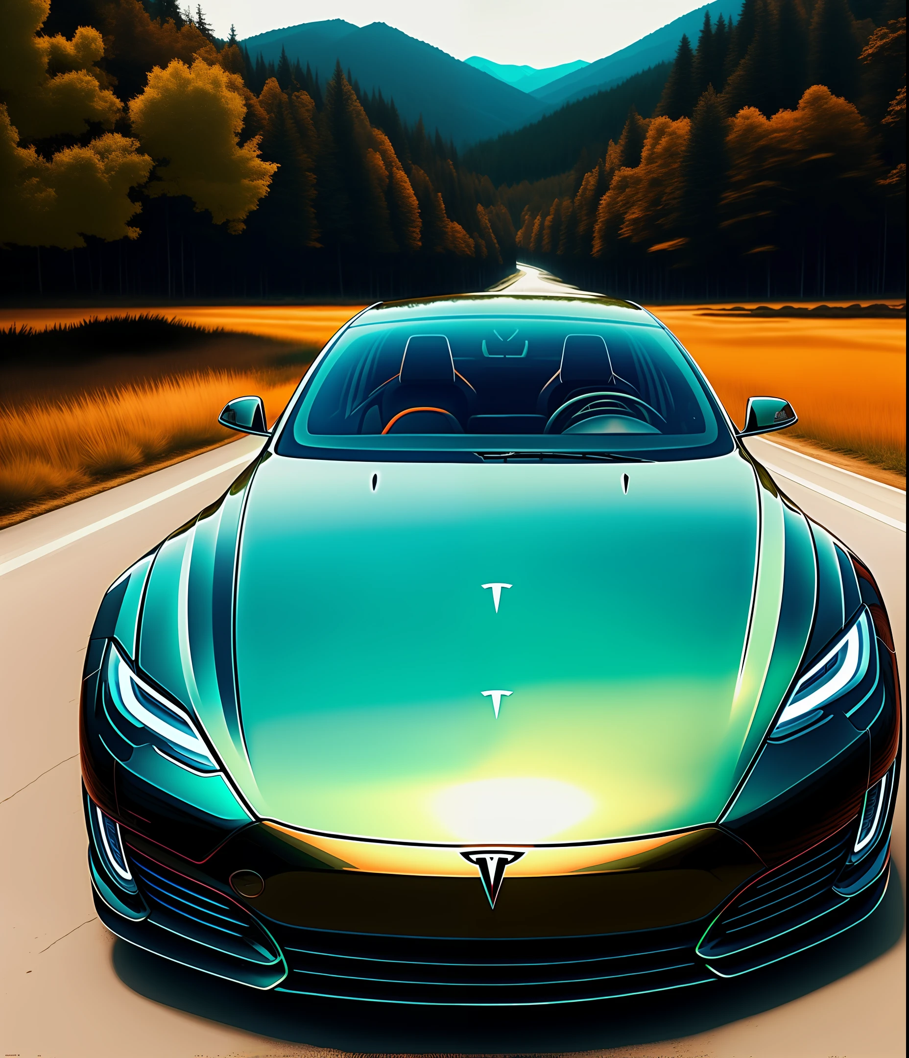 Tesla car
