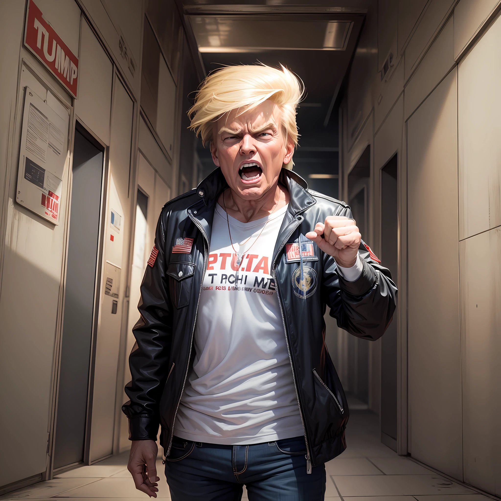 donal trump screaming i'll be back --auto --s2