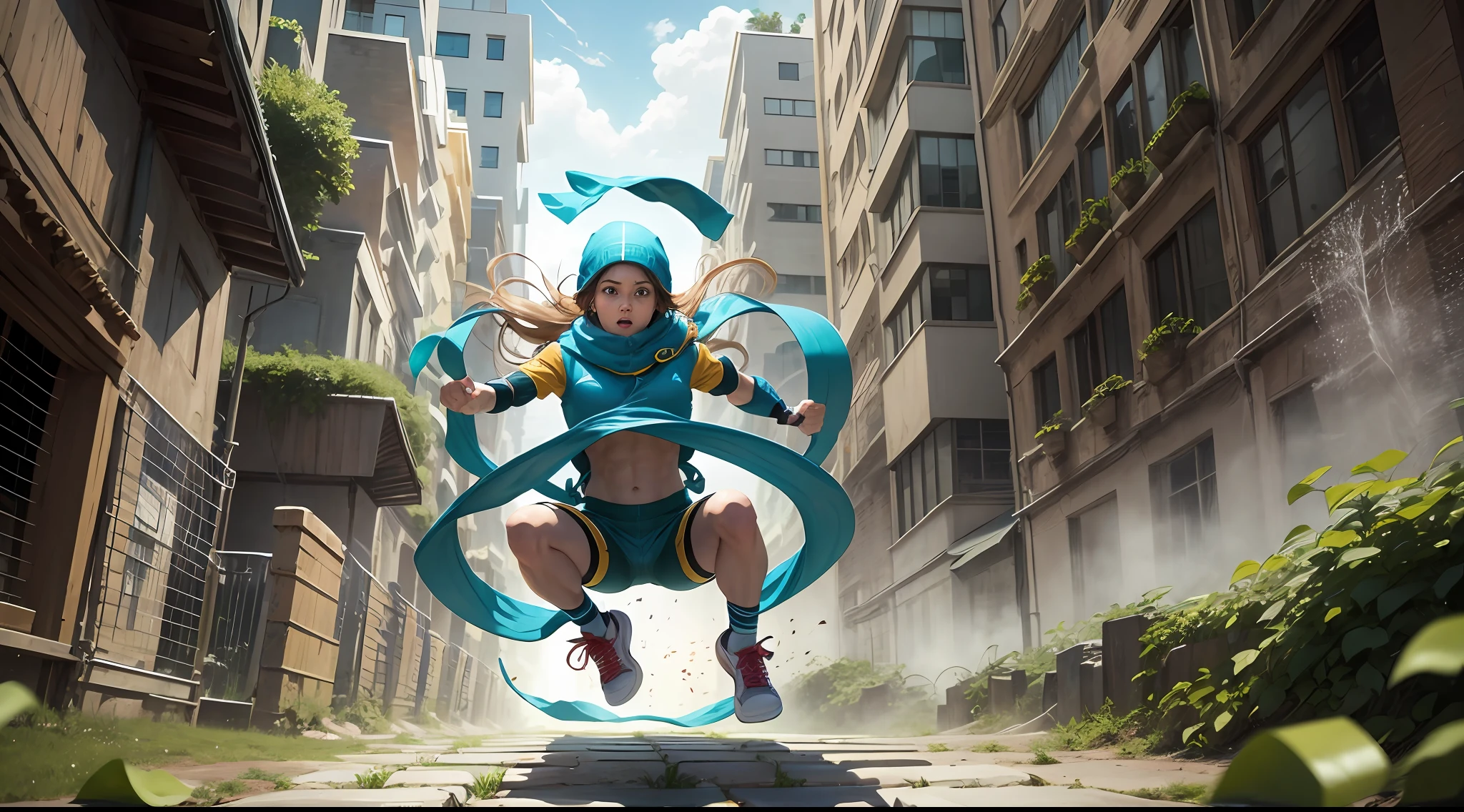 Juno jumping over obstacles] Caption: Jumping Over ObstaclesObstacles --auto --s2