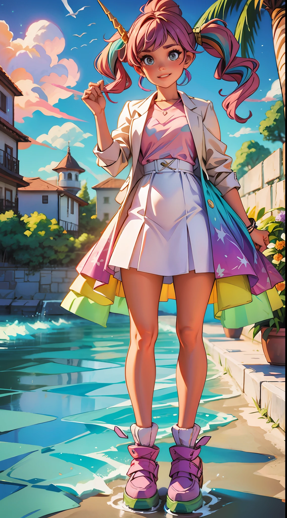🦄, 🌈, ✨, 🌊