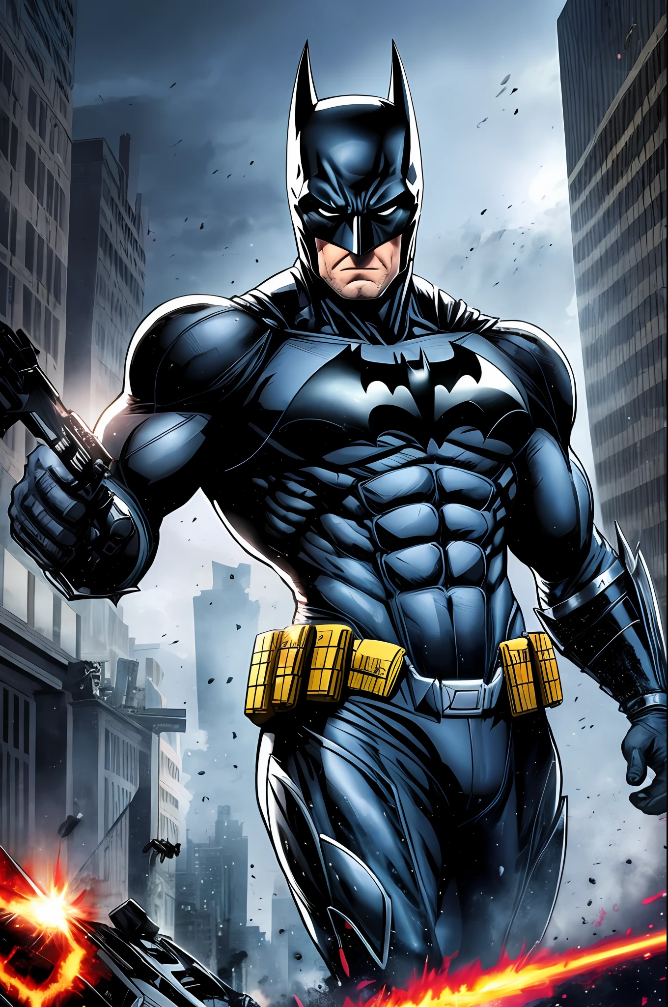 Batman as The Terminator (movie), 64k, --auto --s2