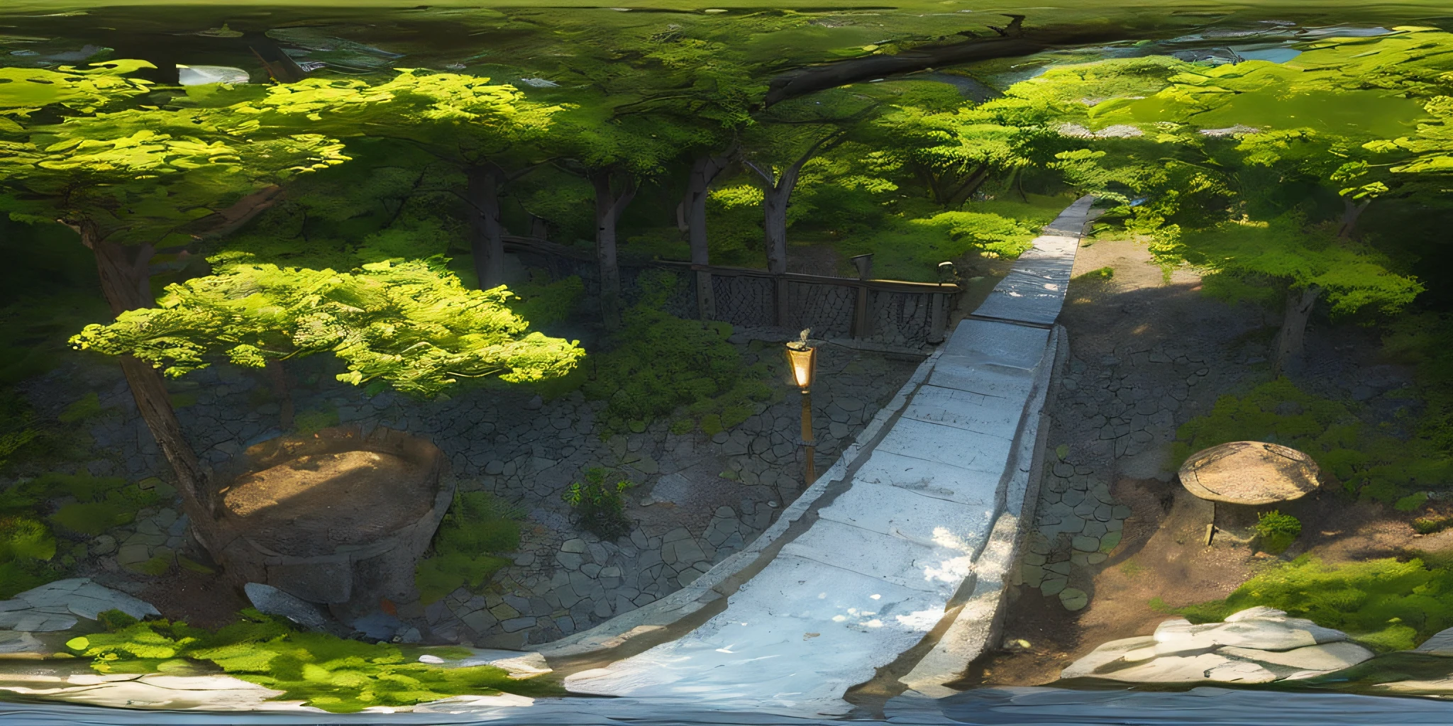 (8k, RAW photo, best quality, masterpiece: 1.2), (realistic, photo-realistic: 1.37), octane rendering, ultra high res, ultra-detailed, professional lighting, photon mapping, radiosity, physics-based rendering, ue5, ((island sanctuary)),((plain, vast vegetation)),((creeping giant roots cuts through the ground)),((raytracing)),((rocky mountains)),(depth of field),landscape,