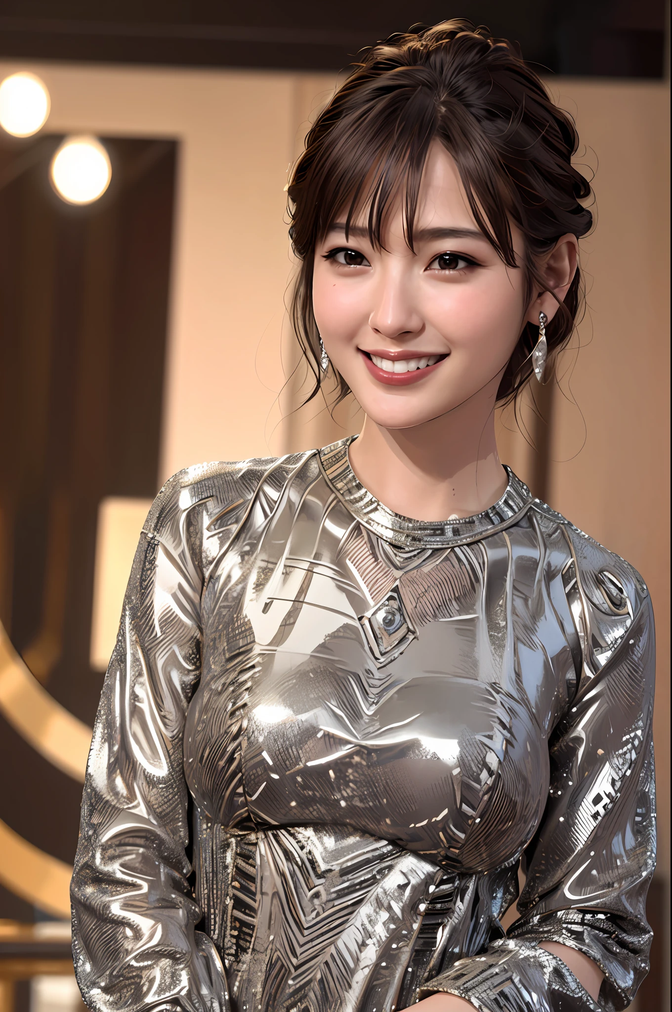 Top quality, full body, masterpiece, ultra high resolution, photorealistic, highly detailed, professional lighting smile, eagle nose, short hair