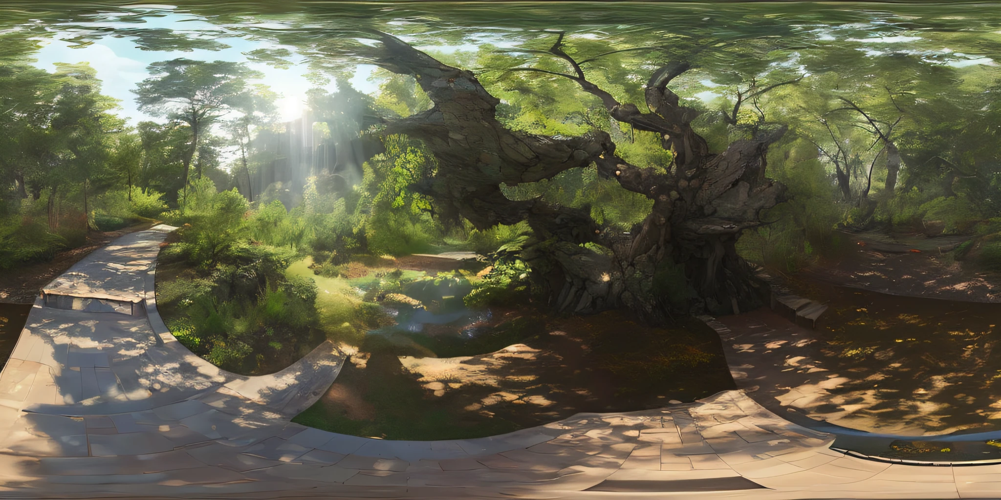 (16k, RAW photo, best quality, masterpiece: 1.2), (realistic, photo-realistic: 1.37), octane rendering, ultra high res, ultra-detailed, professional lighting, photon mapping, radiosity, physics-based rendering, ue5, (((Jurassic forest)),((vast vegetation)),((mountains with beautiful giant trees)),((raytracing)),((rocky mountains)),(depth of field),landscape,