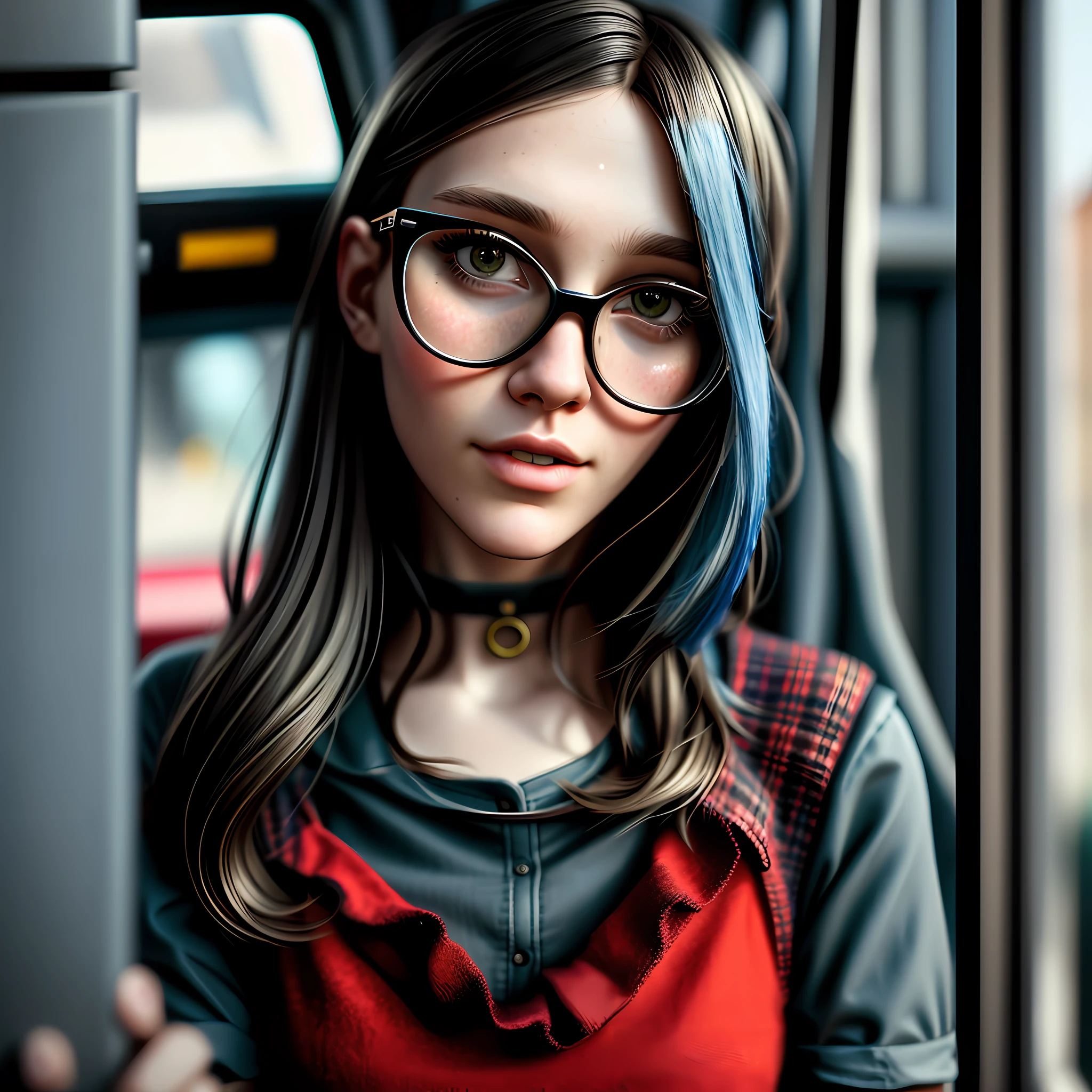 Blue lock of hair, blue lock, blue hair