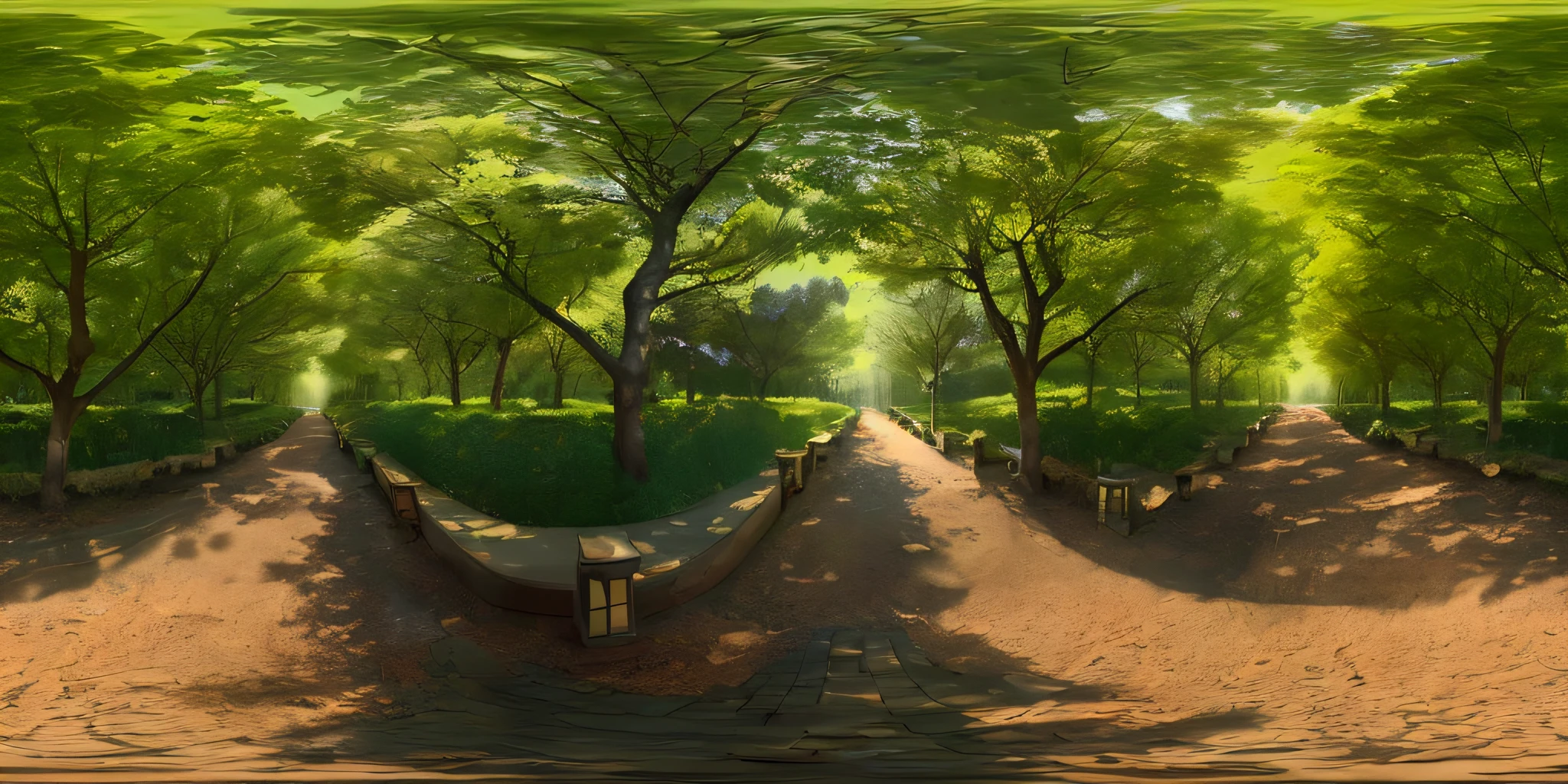 (8k, RAW photo, best quality, masterpiece: 1.2), (realistic, photo-realistic: 1.37), octane rendering, ultra high res, ultra-detailed, professional lighting, photon mapping, radiosity, physics-based rendering, ue5, ((fantastic trees)),((plain, vast vegetation)),((J.R. Tolkien style)),((raytracing)),((pantanal)),(depth of field),landscape,