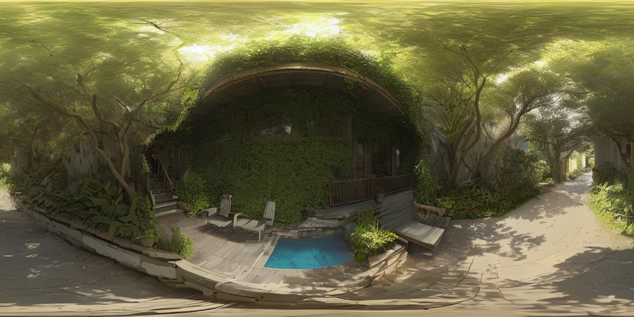(16k, RAW photo, best quality, masterpiece: 1.2), (realistic, photo-realistic: 1.37), octane rendering, ultra high res, ultra-detailed, professional lighting, photon mapping, radiosity, physics-based rendering, ue5, (((jungle forest)),((surreal trees, complex details)),((surreal mountains)),((raytracing)),((rocky mountains)),(depth of field),landscape, complex details, octagenage rendering
