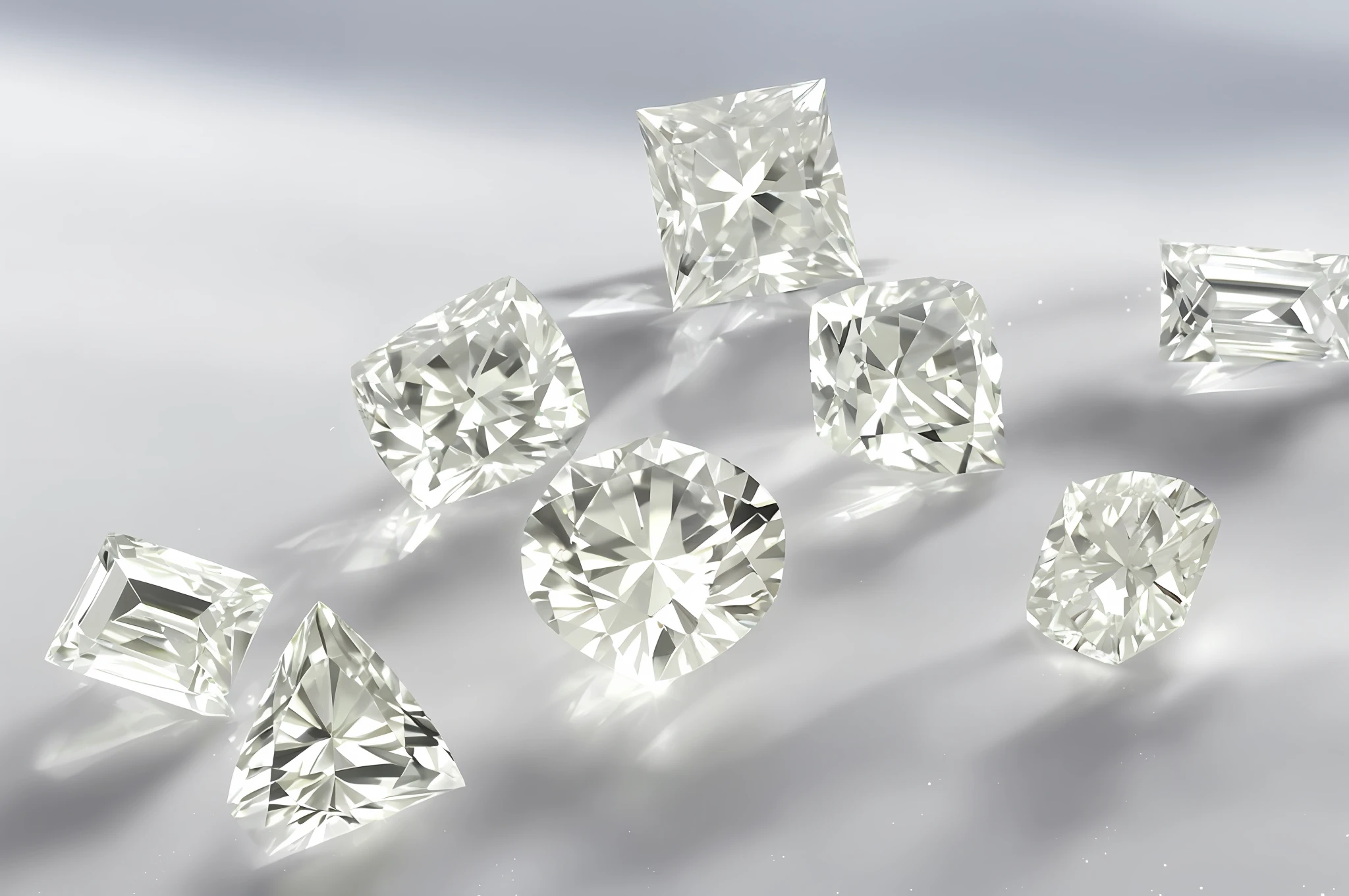 Colorless diamonds