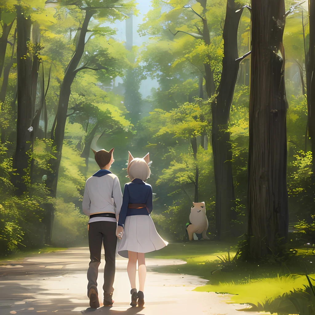 Couple avatar, animal anime