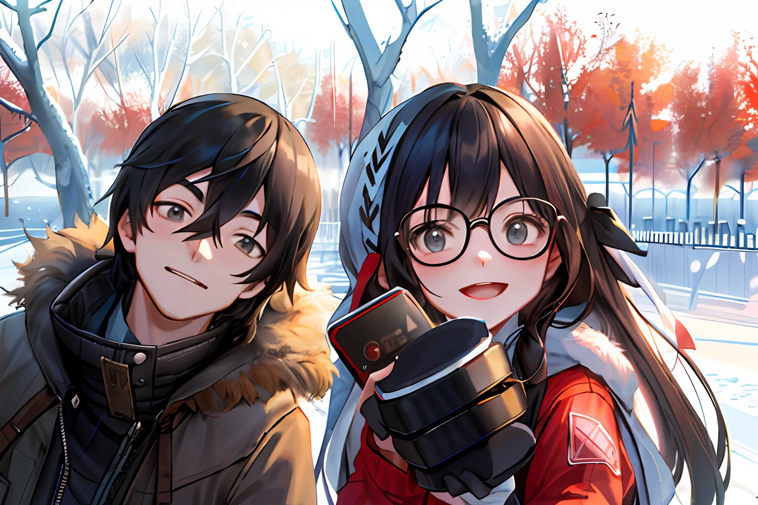 Couple avatar high cold anime