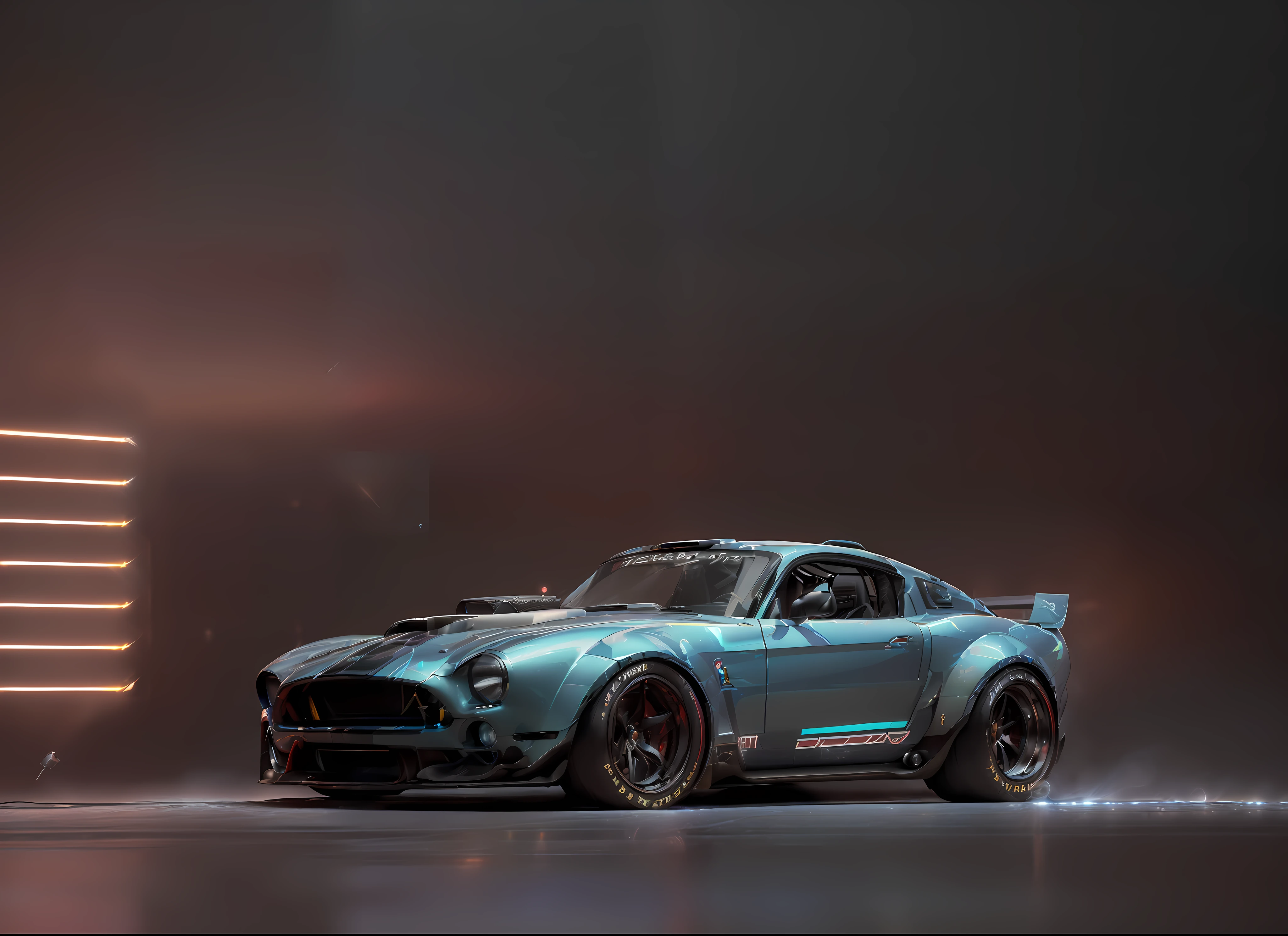 (((Tilt-Shift view)))), (((sparks under the wheels))), high-detail RAW realistic art, (((Red and White Shelby Cobra Racing))), nitro acceleration, ((((Winter Night Alps))), (((ultradetaled))), (((Tattoo, airbrushing))), ((cyberPunk)), (((high-speed driving night track)), ((magic atmosphere)), ((wide screen)), 8k wallpaper, (smoke under the wheels), ((mirrored surfaces)), tokyo drift, need for speed, light streaks,  raytracing, subsurface scattering, diffuse soft lighting, shallow depth of field, by (Oliver Wetter), photographed on a Canon EOS R5, 500mm lens, F/2.8, ((sharp bokeh focus))