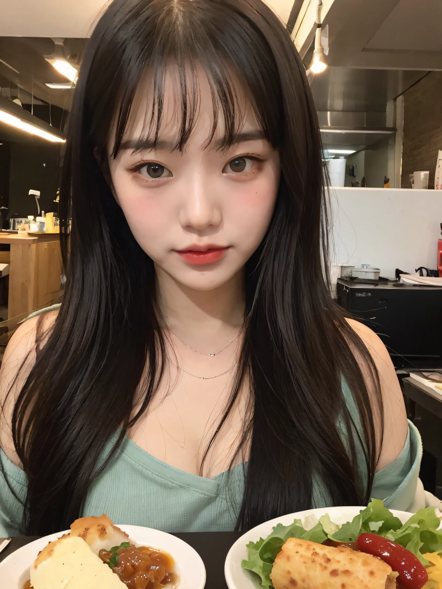 Food live streamer
