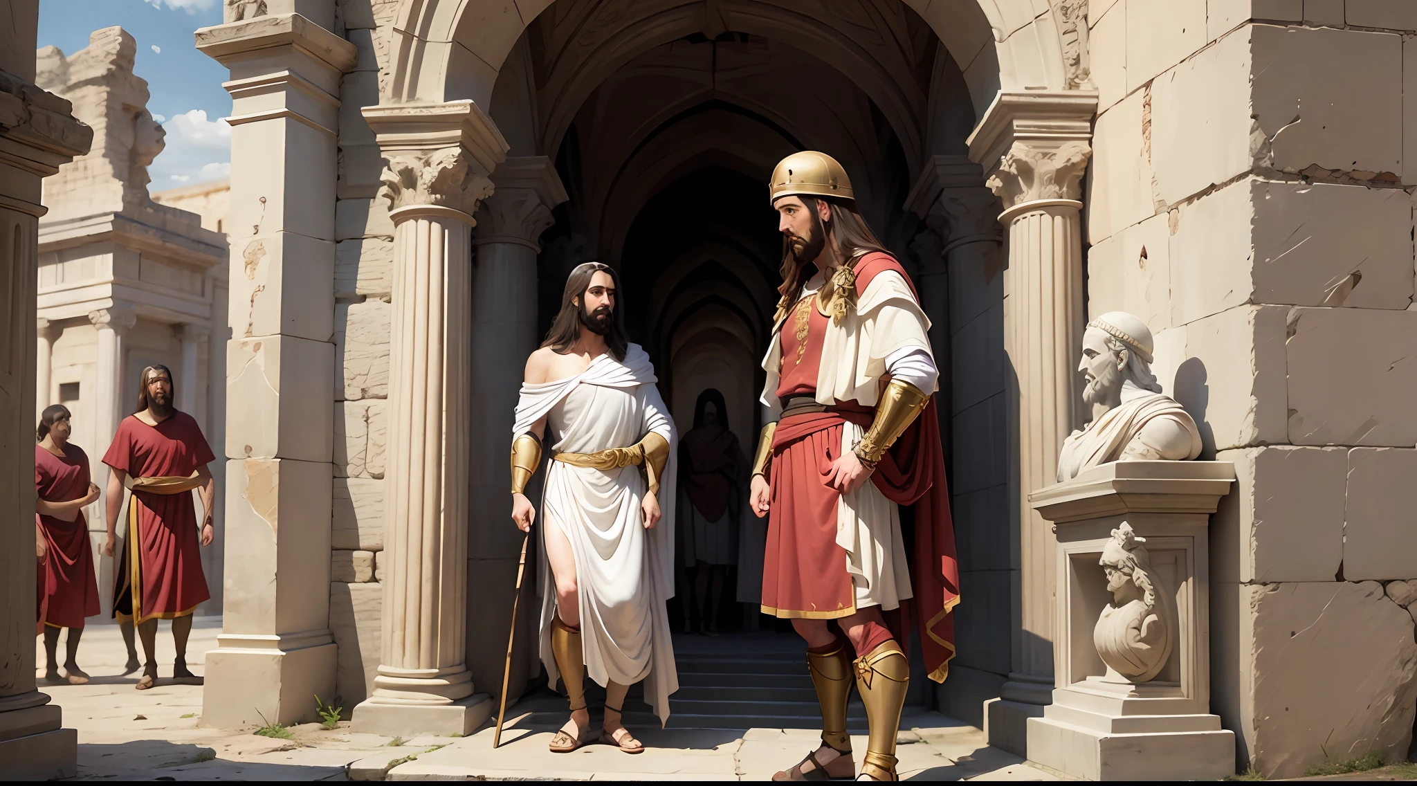 Jesus being mocked by the Roman guards --auto --s2