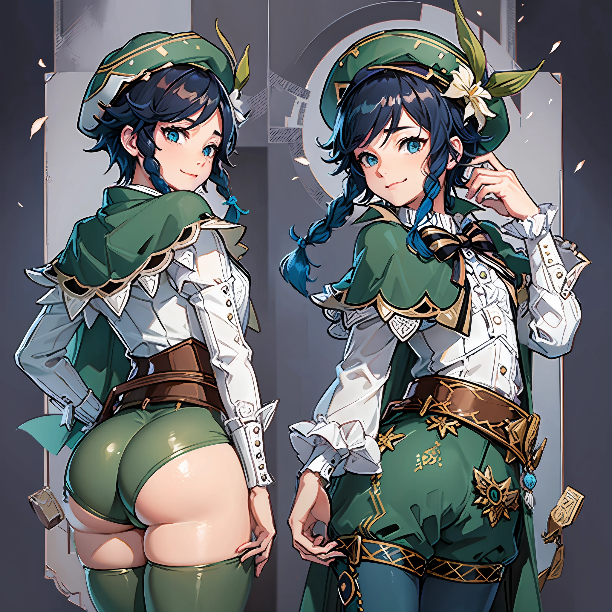 butt, wide hips, butt, large butt, huge ass, large behind, large rear, suggestive, tight shorts