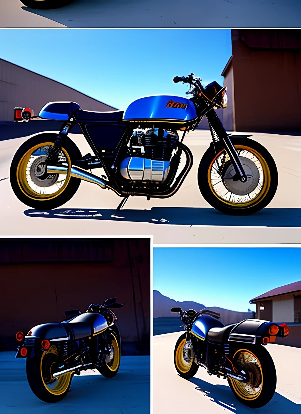 Old bike from the 1980's.
   "An old abandoned workshop.
   """

   model="CB400"

    openai.Completion.create
       engine = model,'CB400
       prompt=prompt,
       max_tokens=100,
       n=1,
       stop=None,
       temperature = 0.8,

   print(rate)