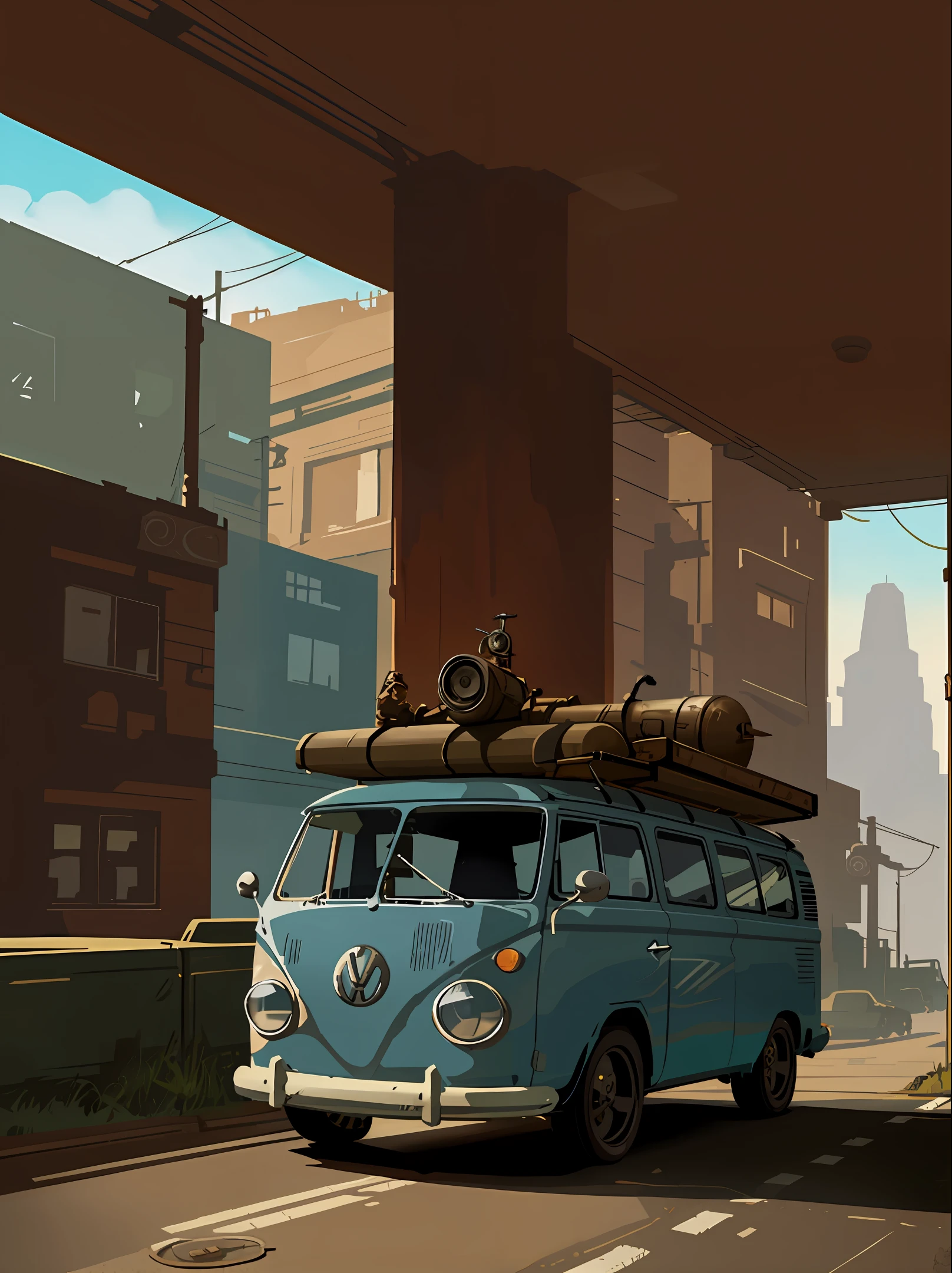 ian mcque style,vw bus