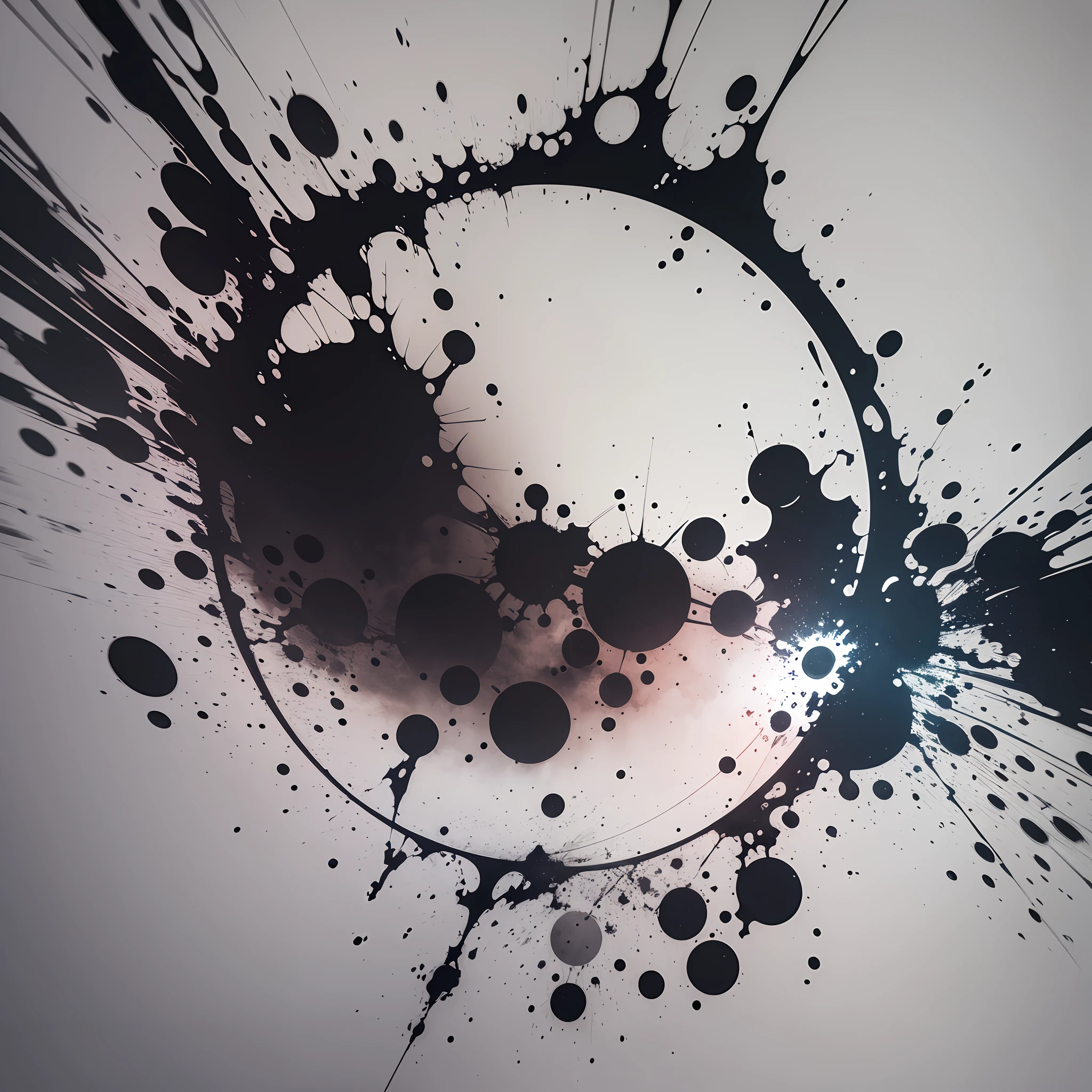 Abstract images, chic, ink thrown --auto --s2
