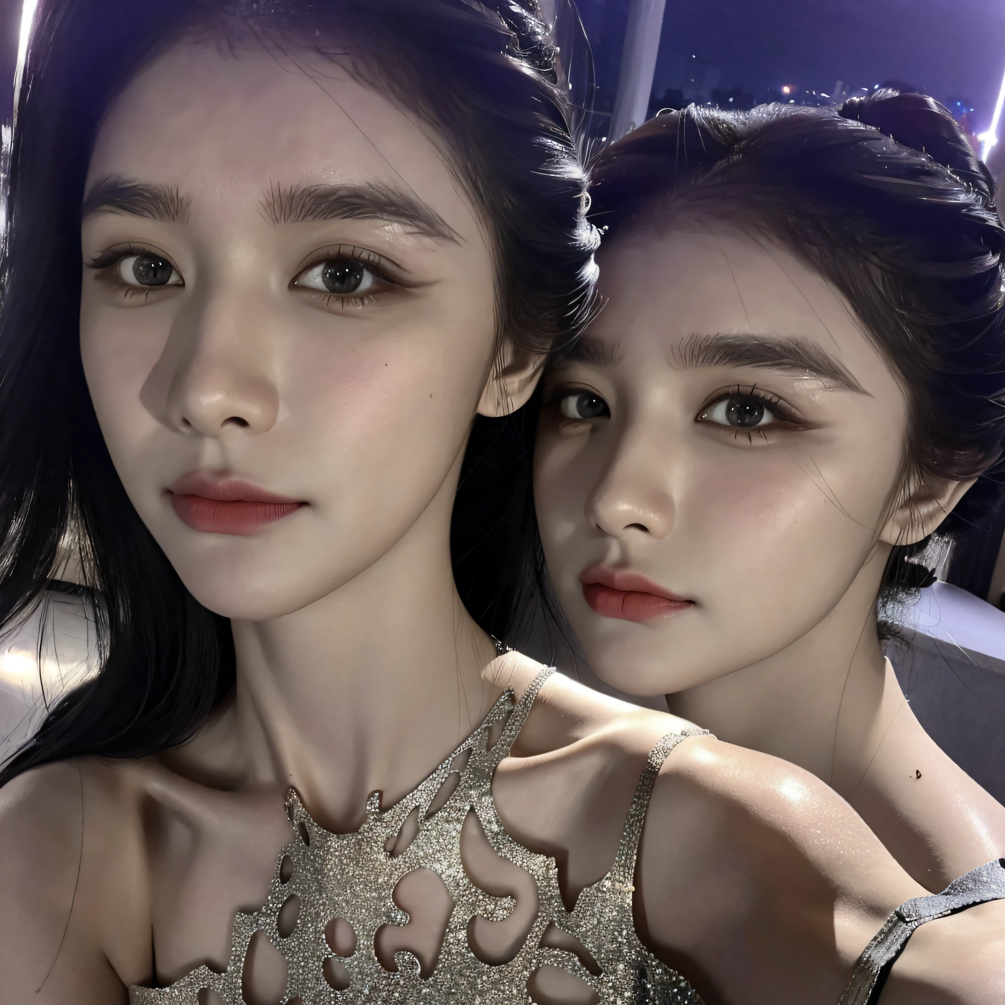 1girl, Joey, Best quality, masterpiece, ultra high res, (photorealistic:1.4), raw photo, offshoulder, in the dark, deep shadow, close-up,