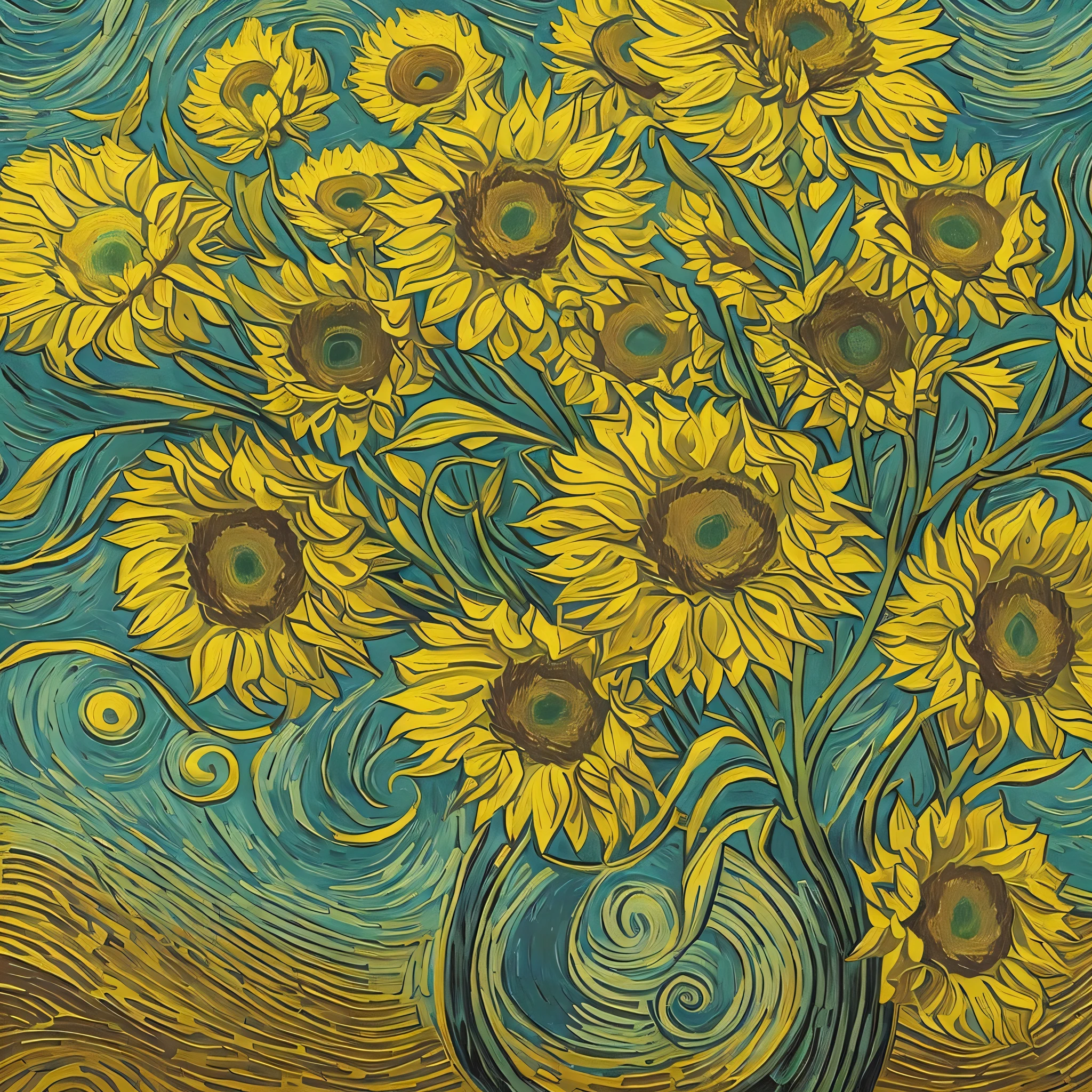 Images of Van Gogh with impressionalist style --auto --s2