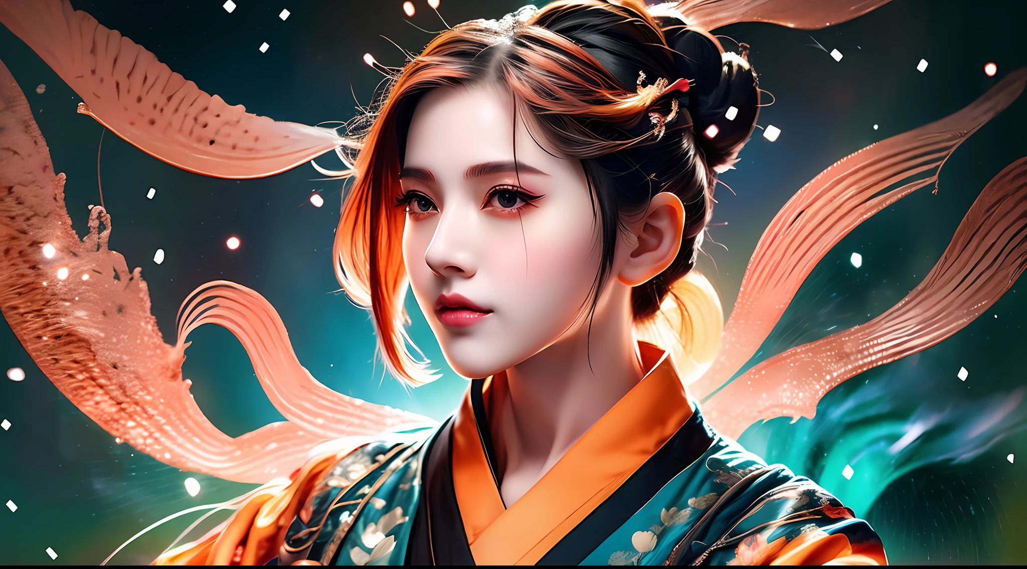 Zhuo Wenjun's beauty is beyond words, his face is like a phoenix, his eyebrows are like willow leaves, his eyes are like lacquer, his nose is like a suspension, his mouth is like Zhu, his neck is like a heavenly girl, and his hands are like Jielian. Her beautiful shape, good manners, and demeanor are amazing.