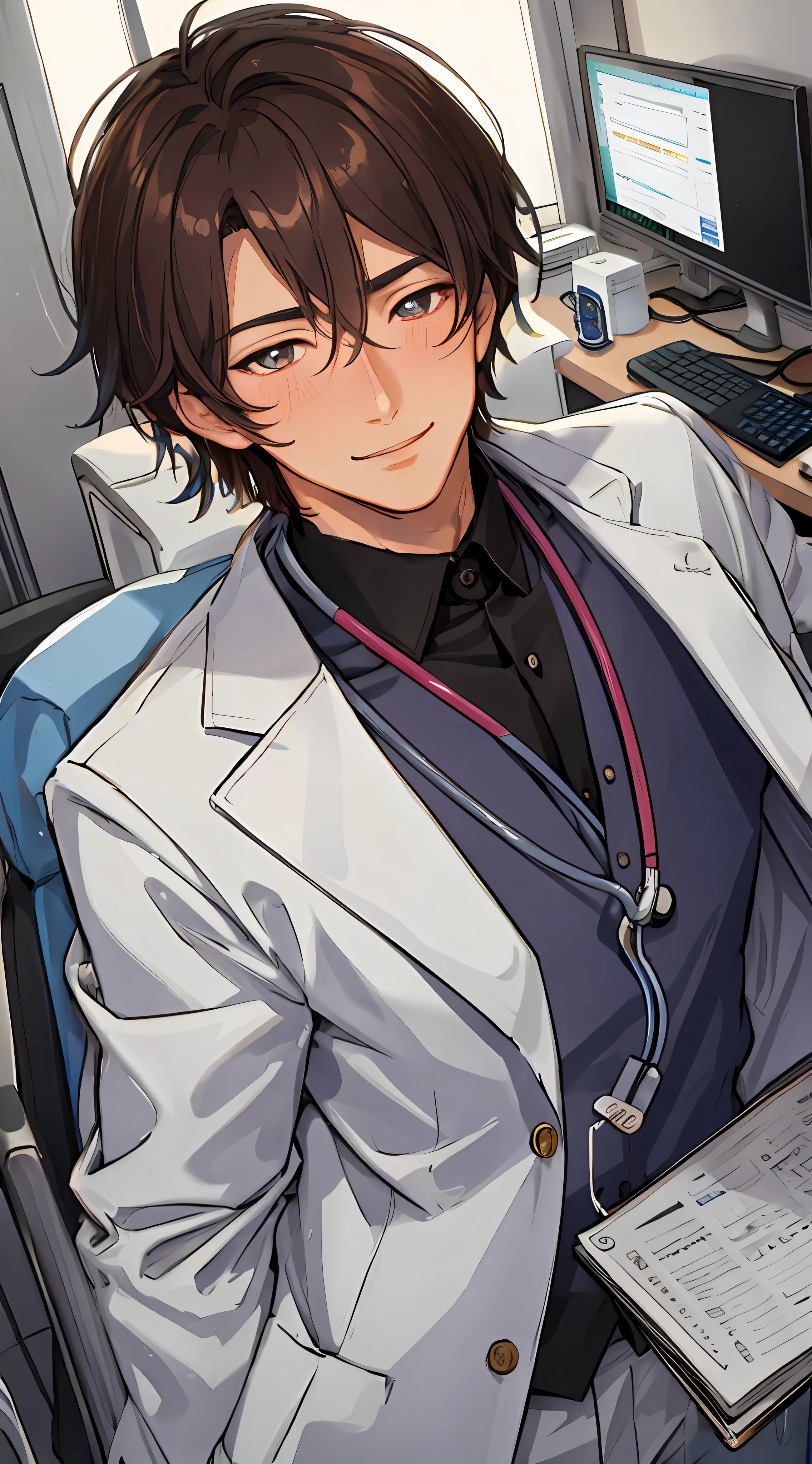 modern hospital background