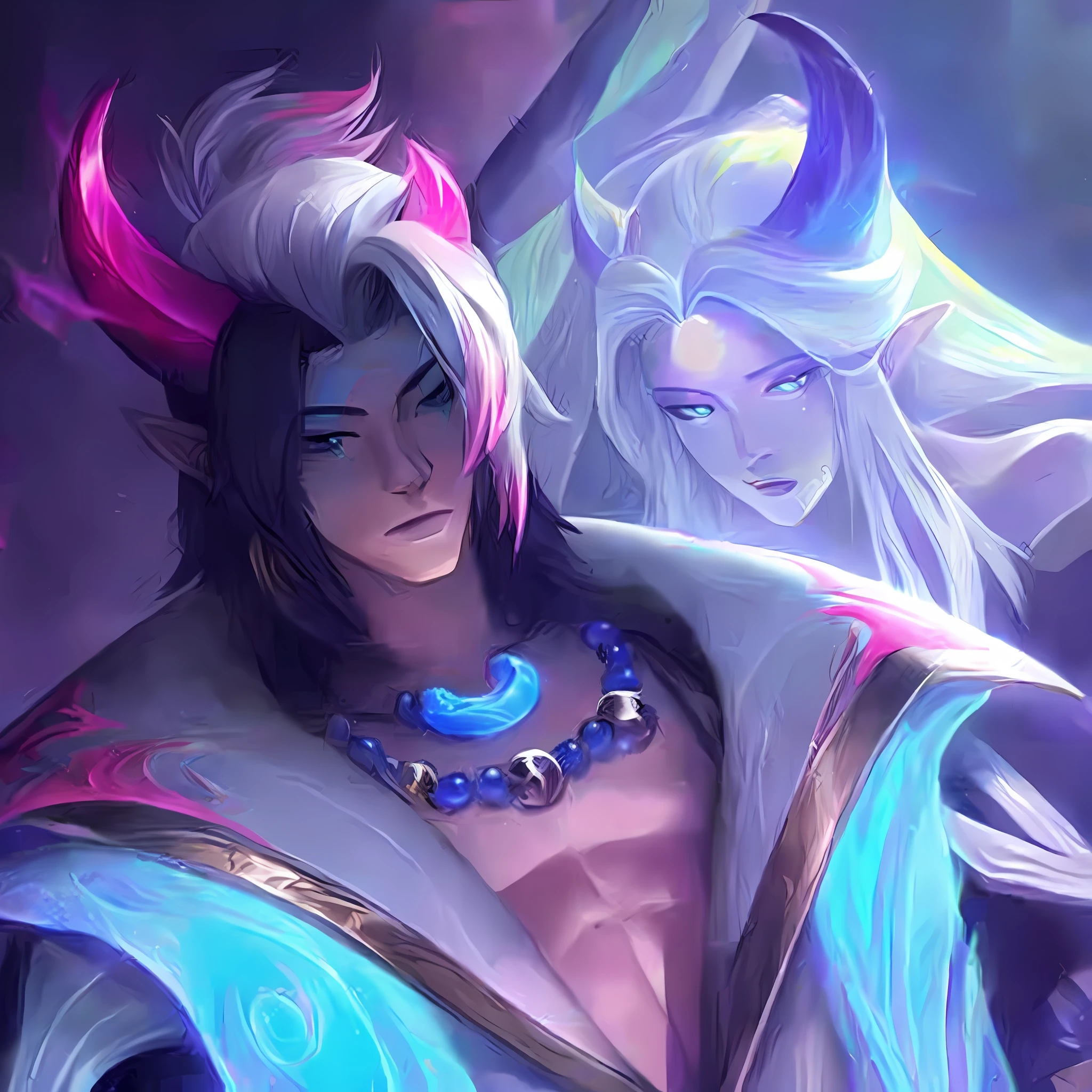 aphelios \(league of legends\), style studio ghibli, style ghibli