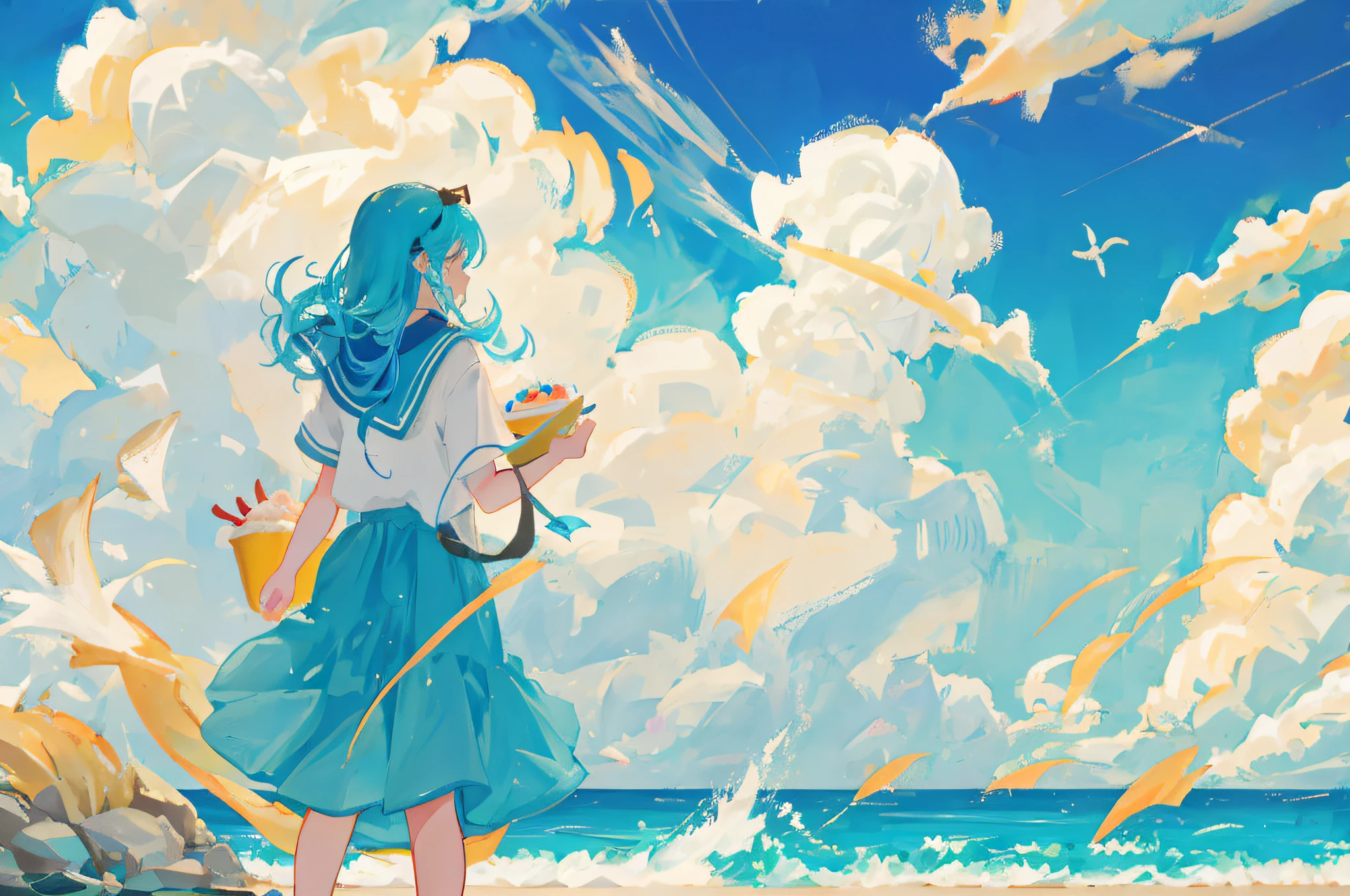Sea, Cool, Breeze, Hotcake