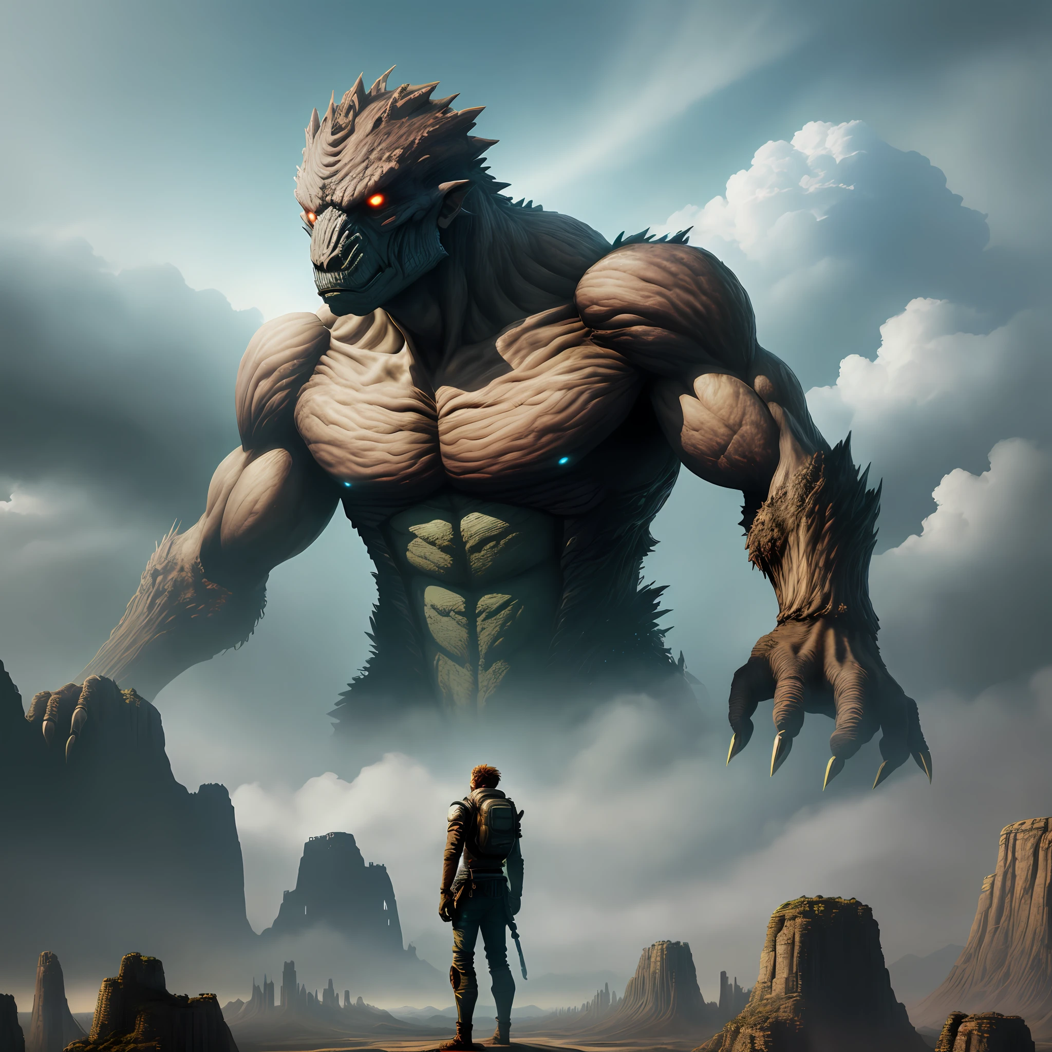 Giant Monster Sci-Fi City Top Quality Ultra High Definition 8K Masterpiece