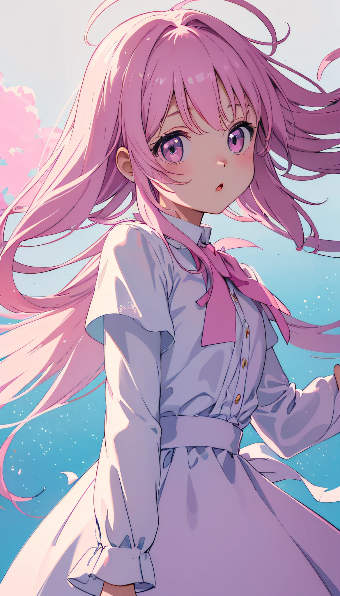 a cute ,pink lips,wearing a bright white shirt,in the style of soft color palette
aurorapunk,an anime illustration of her
face,animated gifs,hand-drawn
animation,charming sketches,smooth and
shiny,hazy romanticism,superflat style,white
background--ar 1:1--niji 5--style expressive --s 50