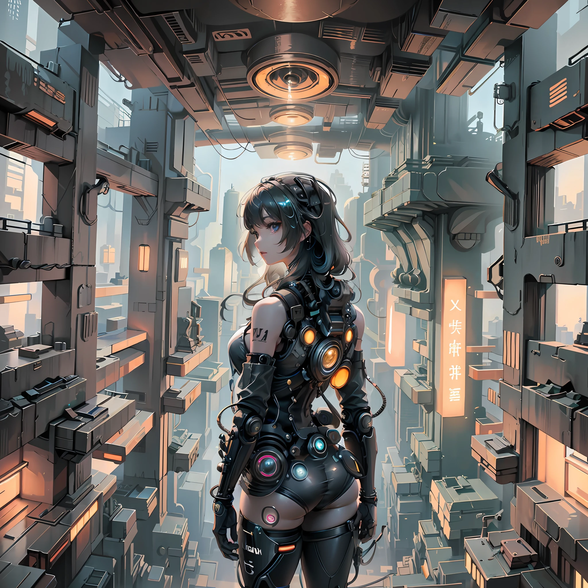 /imagine Create an awe-inspiring 16K image using the power of SeaArt AI. Transport us to a futuristic cyberpunk city with an Asian girl as the focal point. The cityscape should stretch into the distance, offering a wide and detailed view without any distortion. Utilize the capabilities of SeaArt AI to render an ultra-realistic scene with vibrant colors, intricate details, and perfectly composed lighting. Make the image visually stunning, surpassing the best human-created artwork to date. --ar 16:9 Tags: awe-inspiring, 16K image, SeaArt AI, futuristic cyberpunk city, Asian girl, wide view, detailed, ultra-realistic, vibrant colors, intricate details, perfect lighting, visually stunning, surpass human artistry. --auto --s2