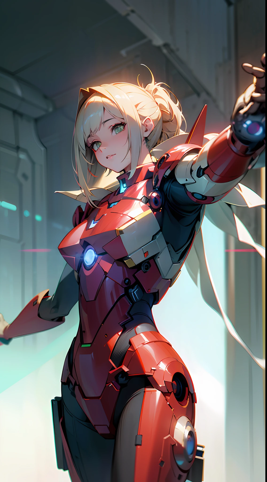 ((Best Quality)), (Masterpiece)), (Details:1.4), 3D, Beautiful Cyberpunk Woman Image,Iron Man, Shiny Metal Suit,HDR,High Dynamic Range,Ray Tracing,NVIDIA RTX,Super Resolution,Unreal 5,Subsurface Scattering,PBR Texturing,Post-Processing,Anisotropic Filtering,Depth of Field , Maximum Clarity and Sharpness, Multilayer Textures, Albedo and Specular Maps, Surface Shading, Accurate Simulation of Light-Material Interactions, Perfect Proportions, Octane Rendering, Two-Tone Lighting, Wide Aperture, Low ISO, White Balance, Rule of Thirds, 8K RAW,