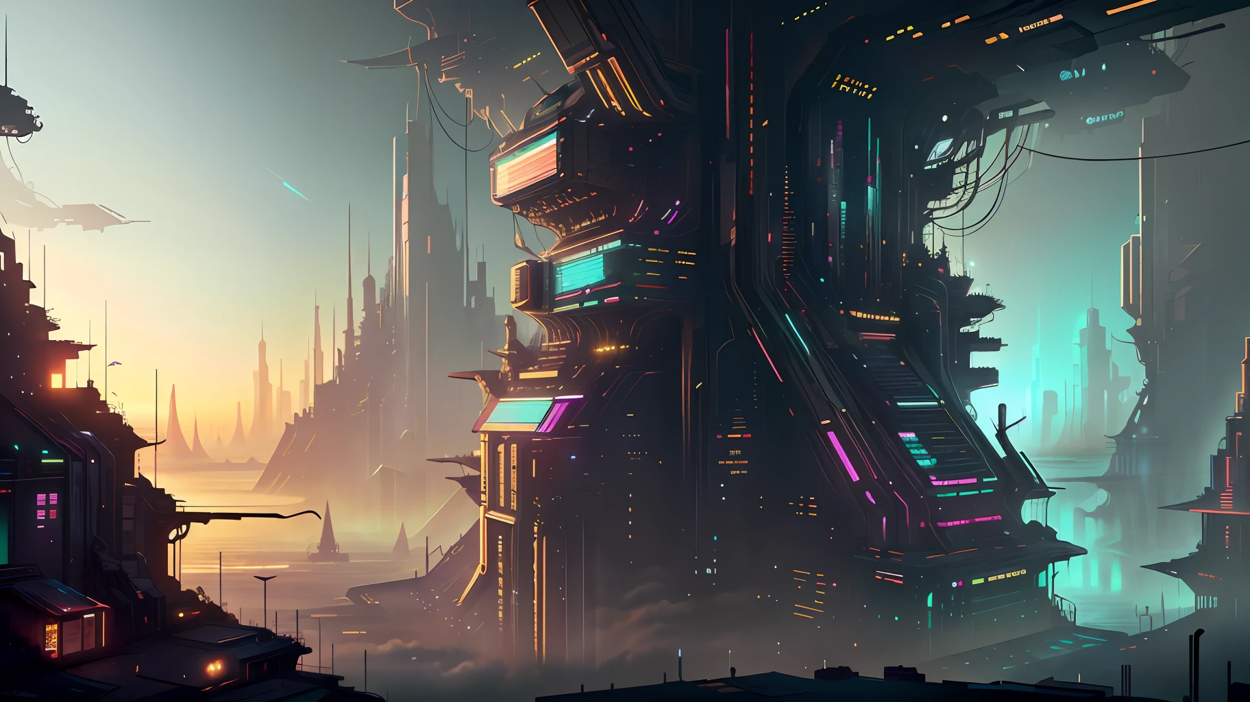 CyberPunkAI city view