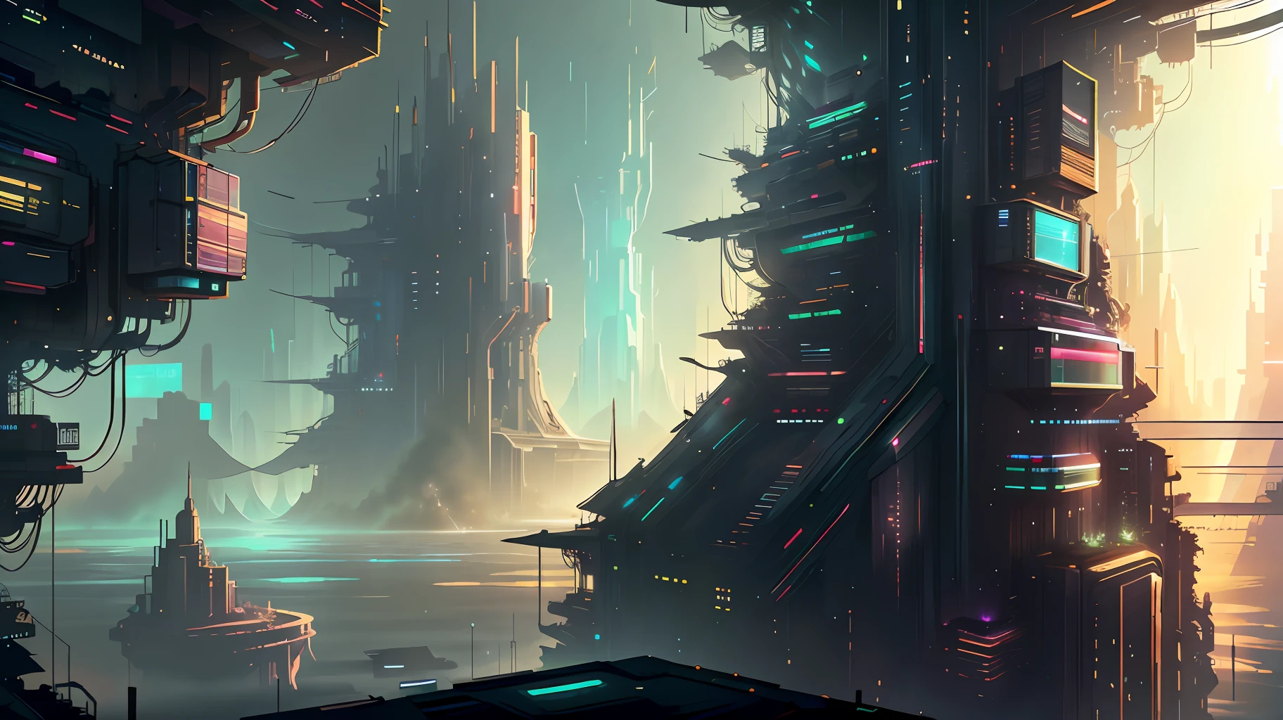 CyberPunkAI city view