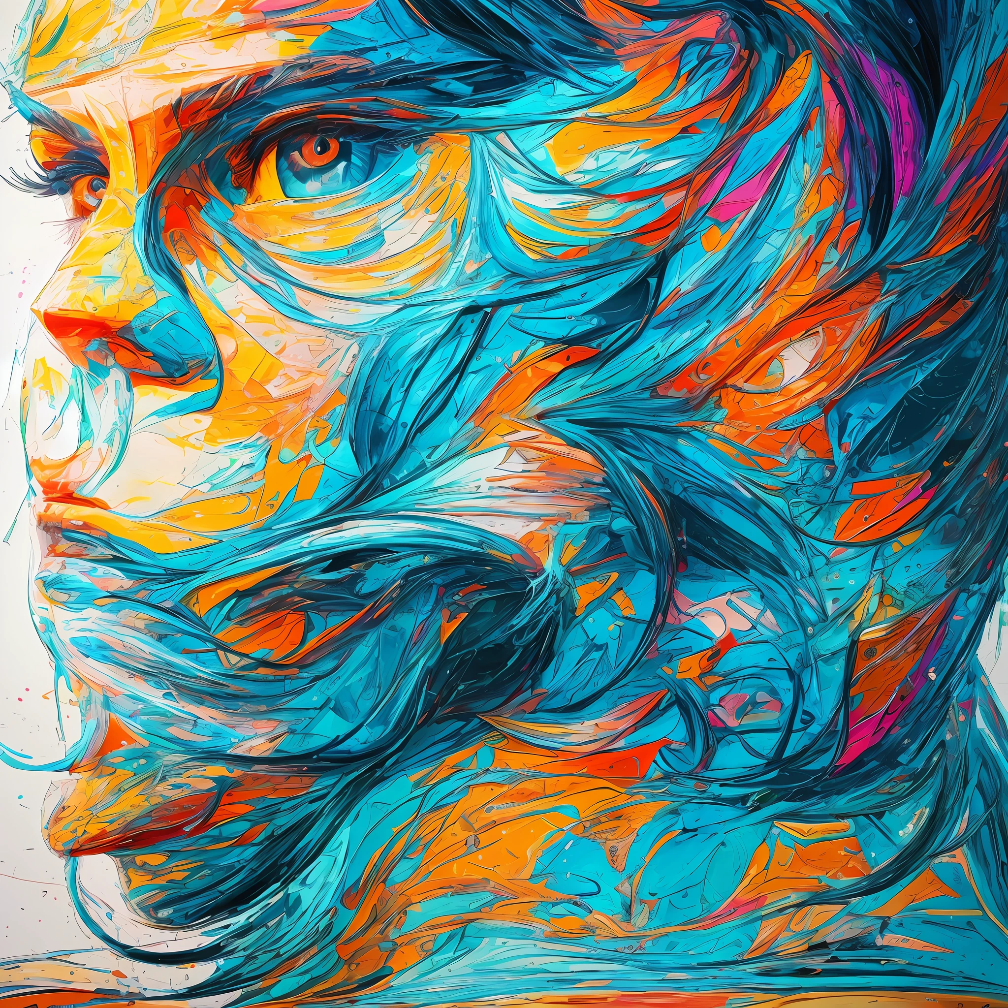 Modern impressionism technique, Wall poster print template, Abstract painting art, Hand drawn by dry brush of paint background texture, Oil painting style, Artistic pattern generative AI, 16K, ultra-realistic with vibrant colors, intricate details and perfectly composed lighting. Make the image visually stunning, surpassing the best human-created art to date. --air 16:9 awe-inspiring, 16K image, SeaArt AI detailed, ultra-realistic, vibrant colors, intricate details, perfect lighting, visually stunning, surpass human art. colormetrie, perfect color combination --auto --s2