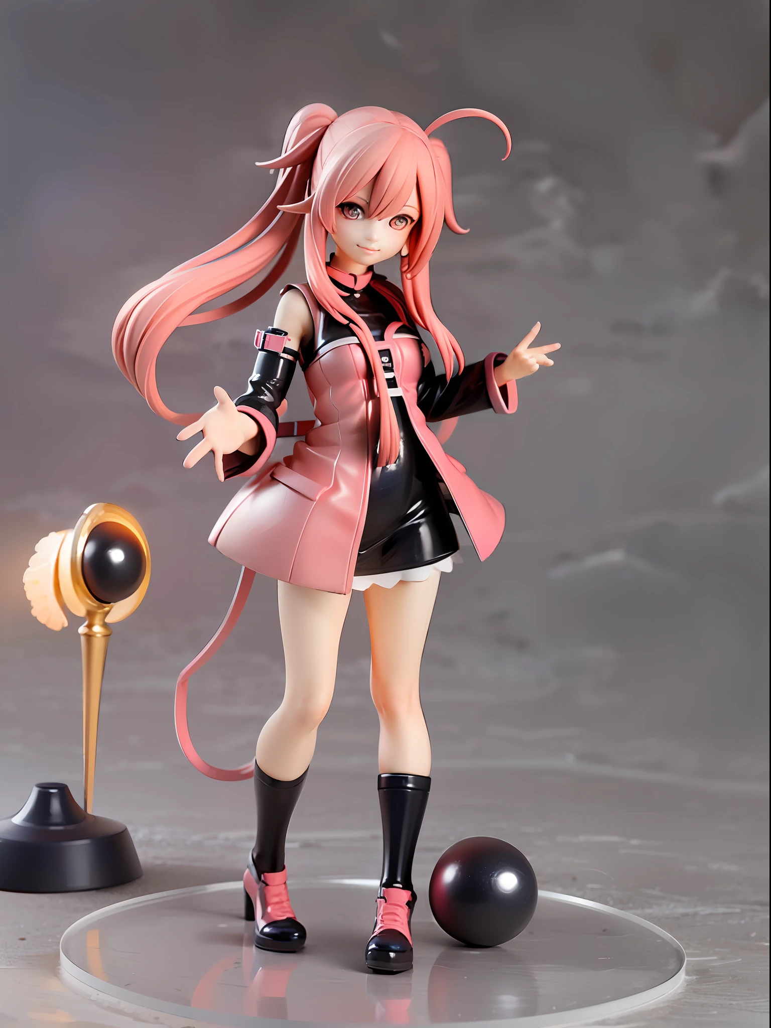 1girl,pink hair,pink eye,beautiful eye,twin tail,ahoge,BREAK
full body, chibi, [realistic], [3d], (3dcg), ((octane render)), smile, closed mouth
BREAK
(8k, RAW photo, best quality, masterpiece:1.2), ultra high res, (((realistic, photo-realistic))), professional lighting, detailed lighting, professional photography, f dynamic angle, high quality, high res, extremely detailed, bloom
BREAK
depth of field, sketch, sharp focus, soft lighting, good composition, god light highlight, detailed, (((photorealistic details))), detailed skin, to8contrast style