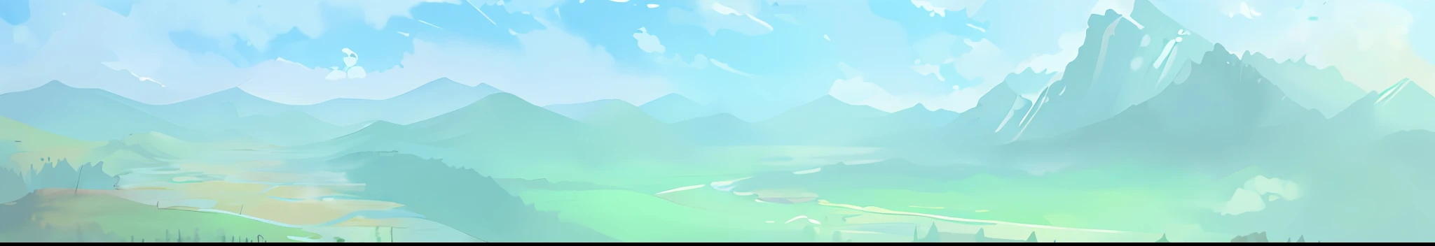 painting of a mountain scene with a river and a bird, anime landscape, background art, distant village background, anime countryside landscape, lake background, speedpaint, landscape background, dreamy landscape, soft digital painting, rpg landscape, background artwork, game background, serene landscape, painted in anime painter studio, anime background, painted landscape, peaceful landscape, gigantic landscape!