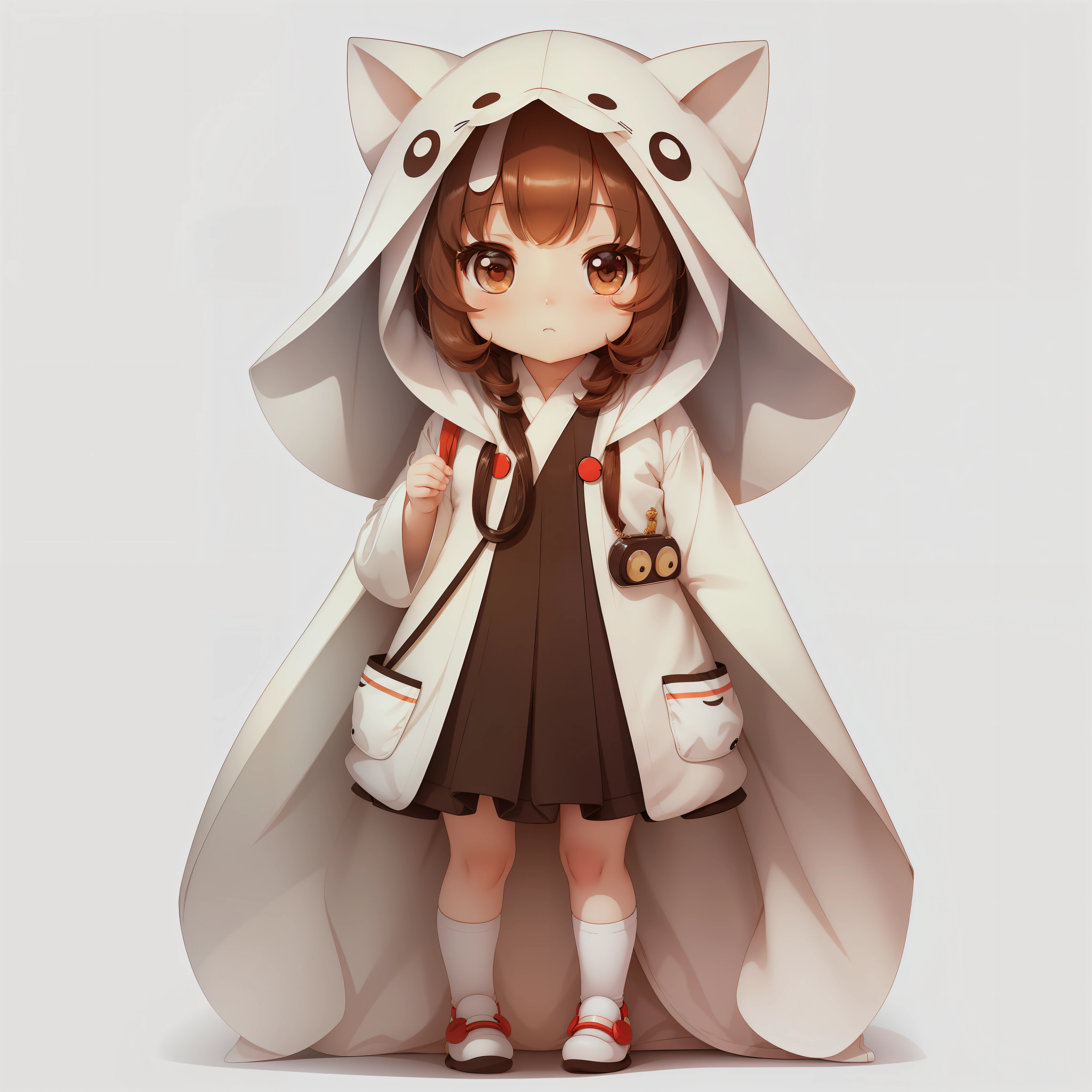 kigurumi\animal costume, (masterpiece),(best quality),(ultra-detailed), (full body:1.2),simple background,white background
1girl,chibi,cute, --auto --s2